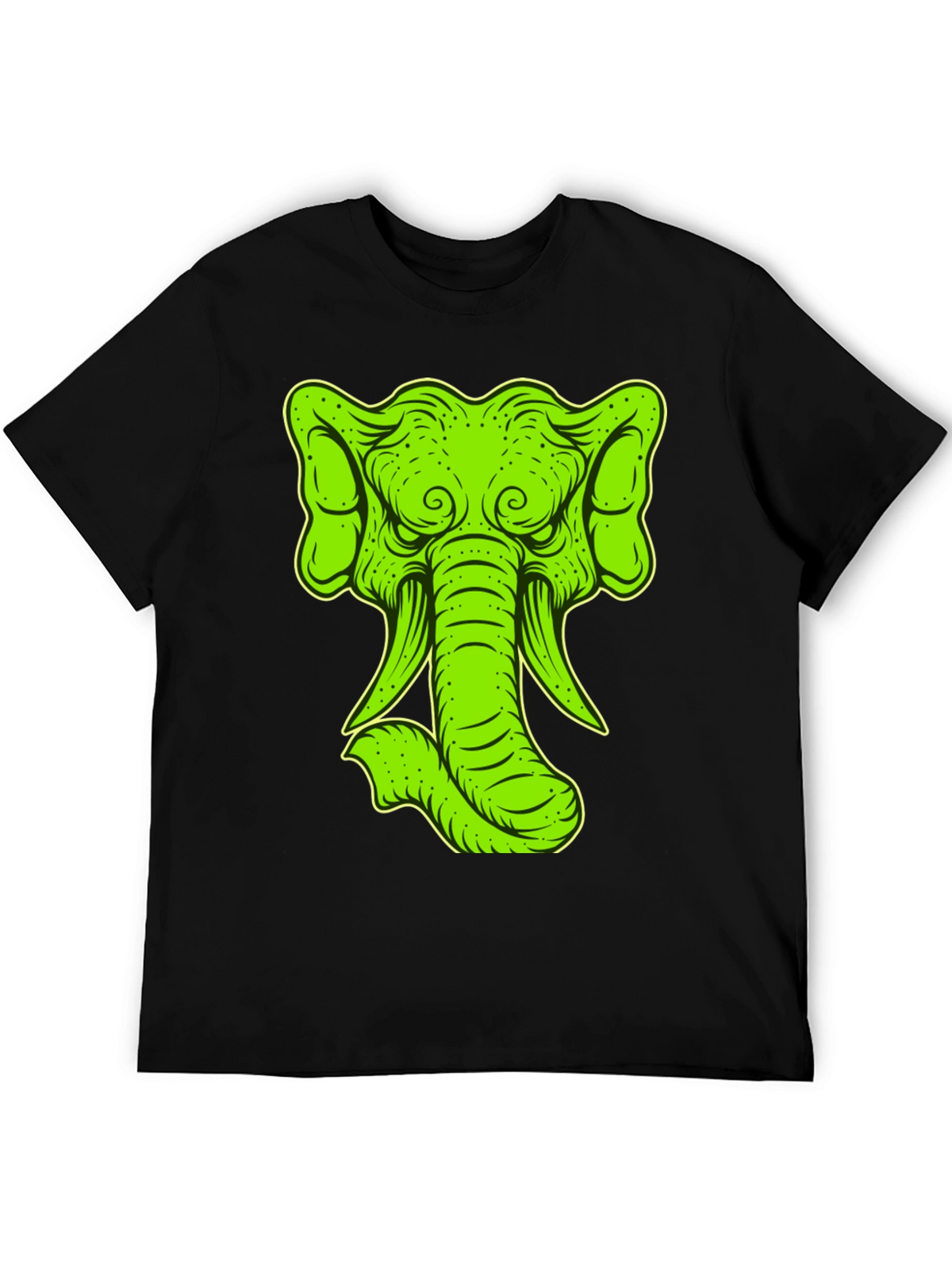 Elephant Graphic Tee - Black T-Shirt
