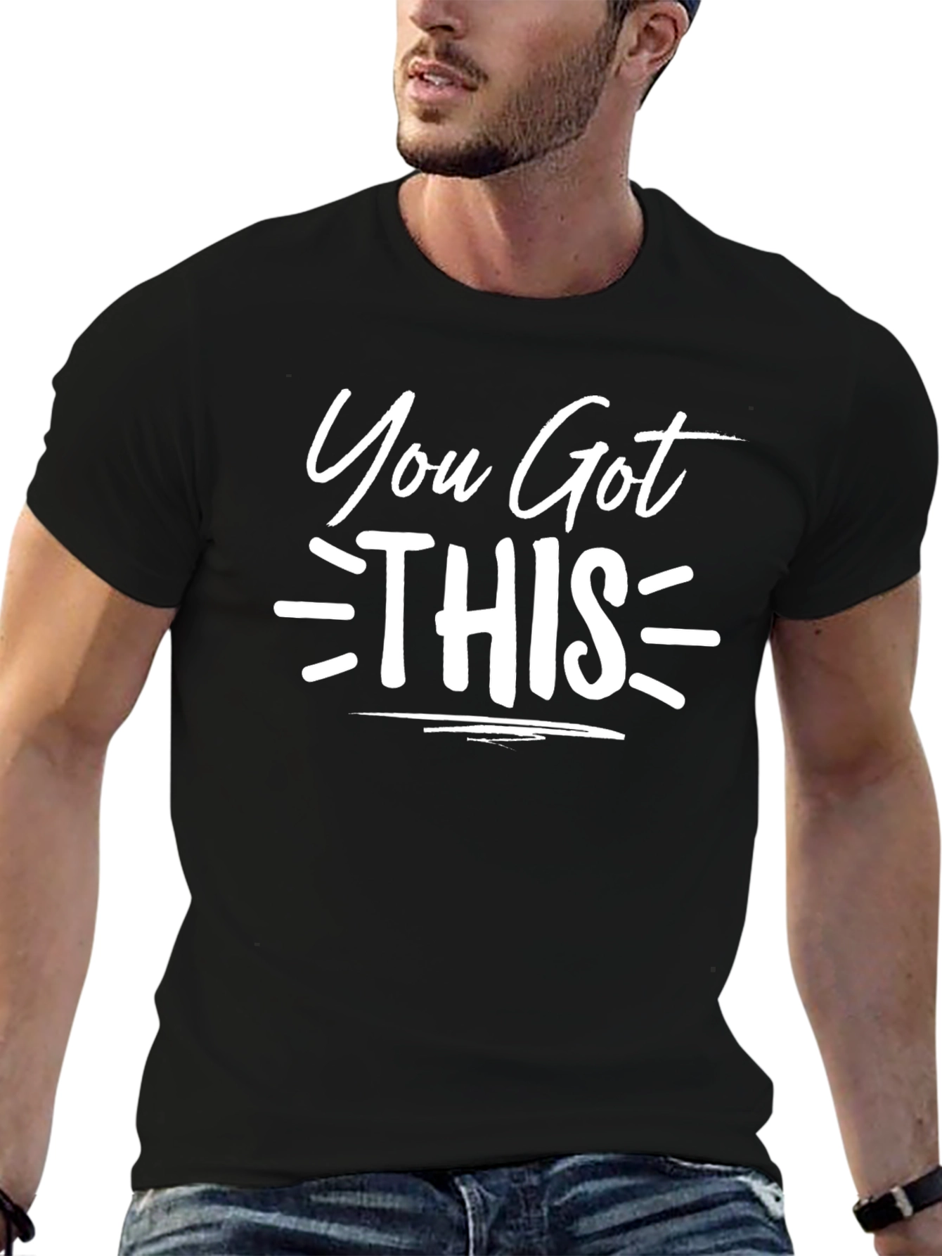 You Got This Motivational Black T-Shirt