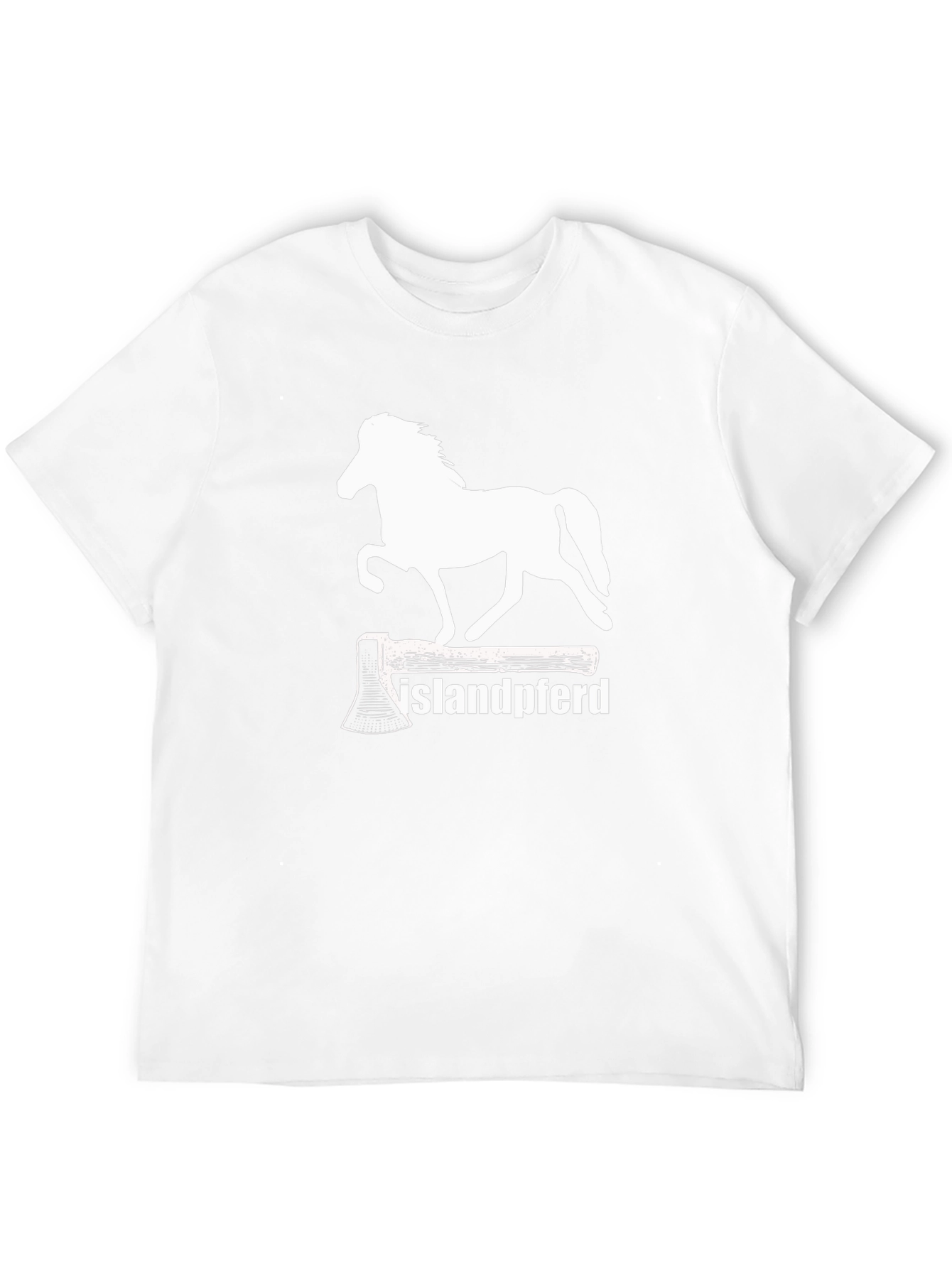 Islandpferd T-Shirt - Axe & Horse Graphic Tee
