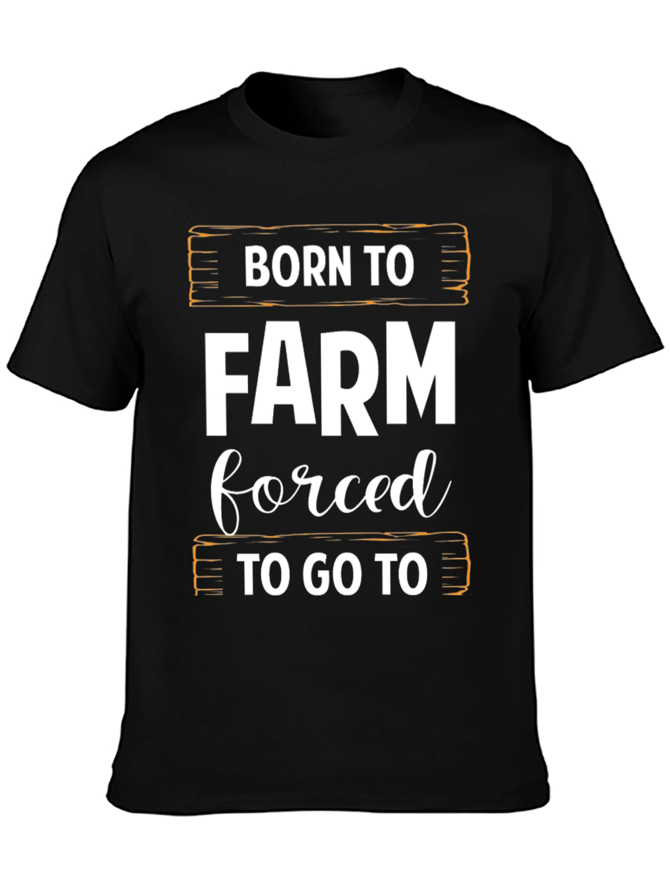 Born to Farm T-Shirt - Black Cotton Tee