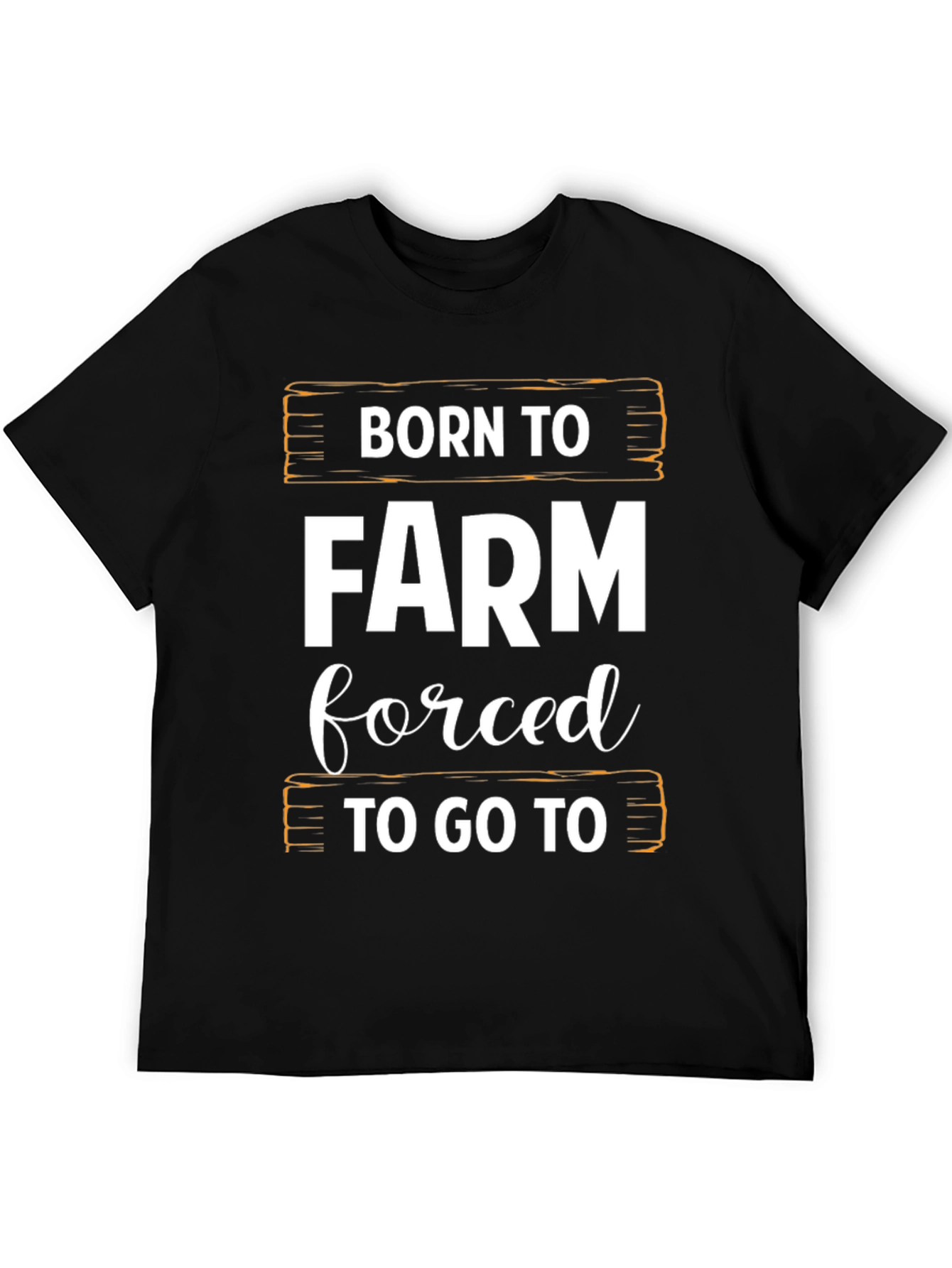 Born to Farm T-Shirt - Black Cotton Tee