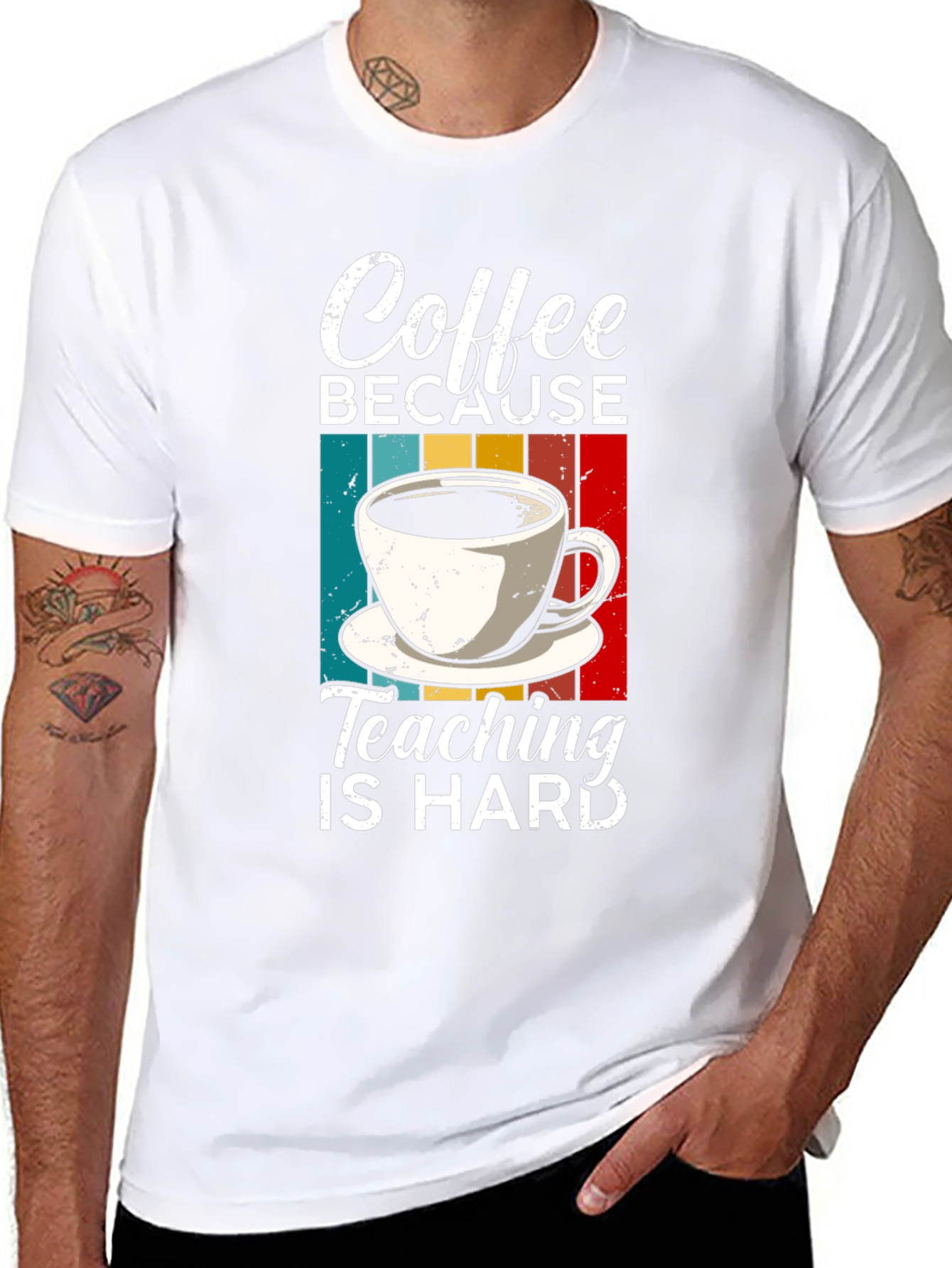 Coffee Because Teaching is Hard T-Shirt