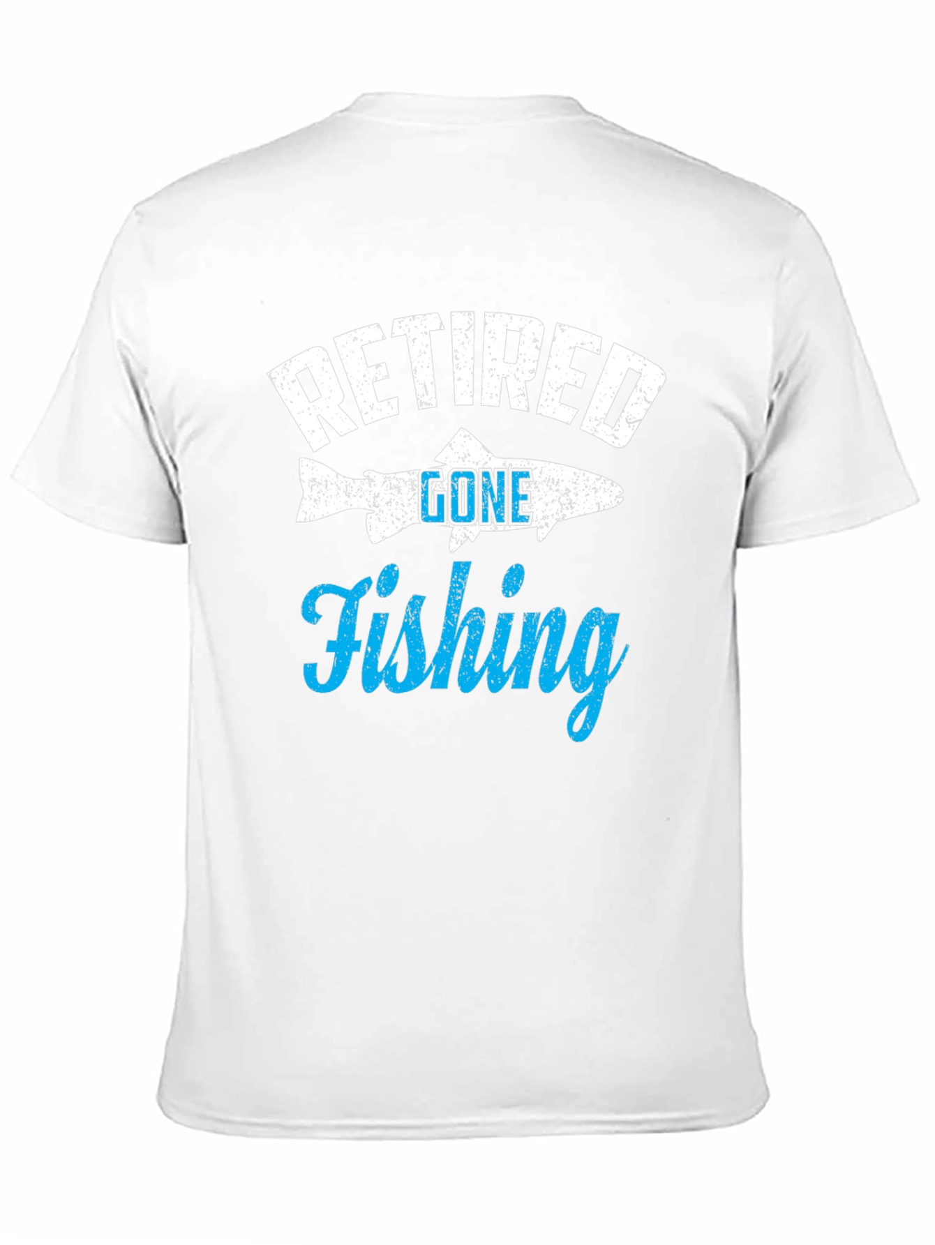 Retired Gone Fishing T-Shirt - Angler Retirement Gift