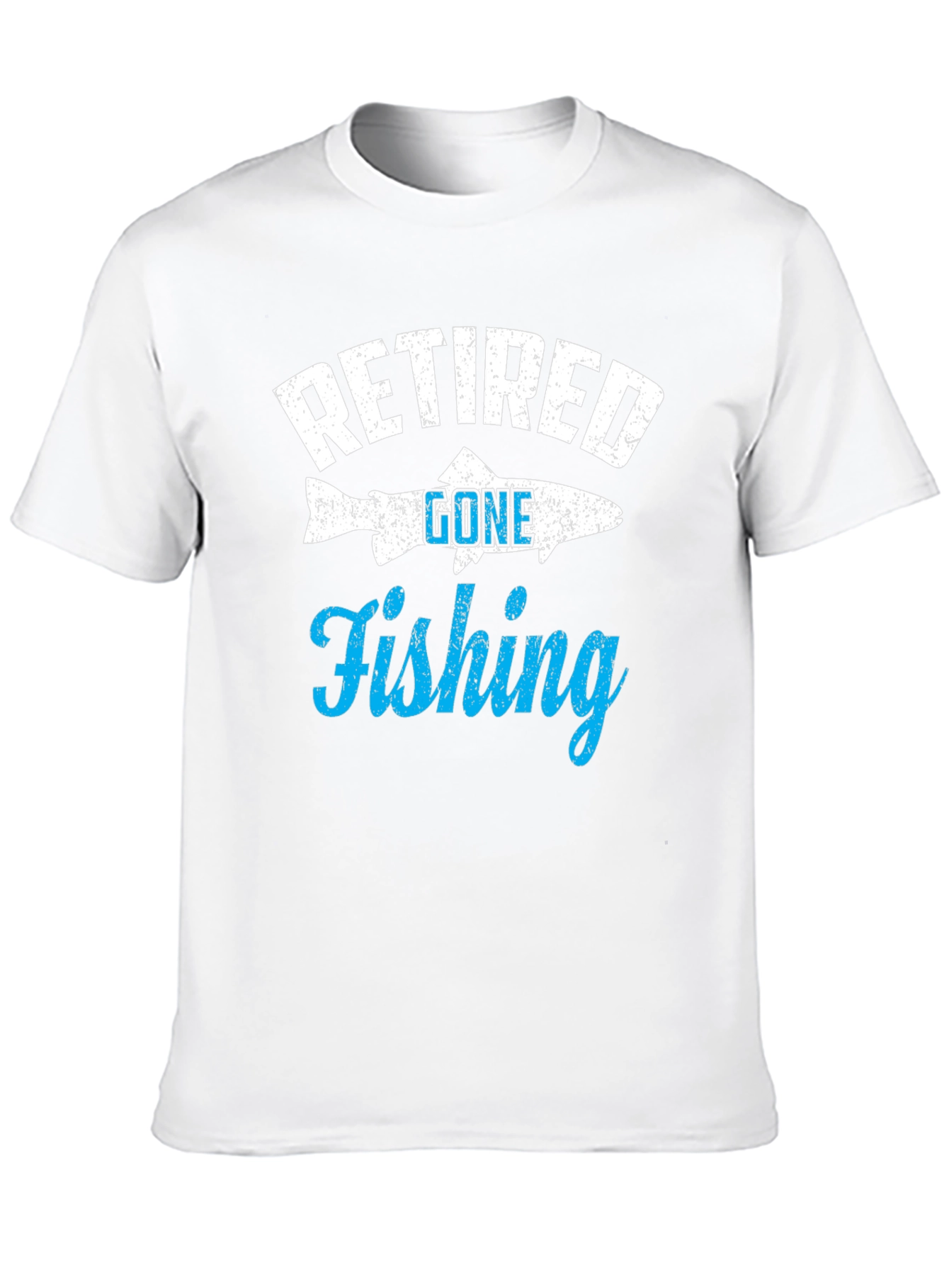 Retired Gone Fishing T-Shirt - Angler Retirement Gift