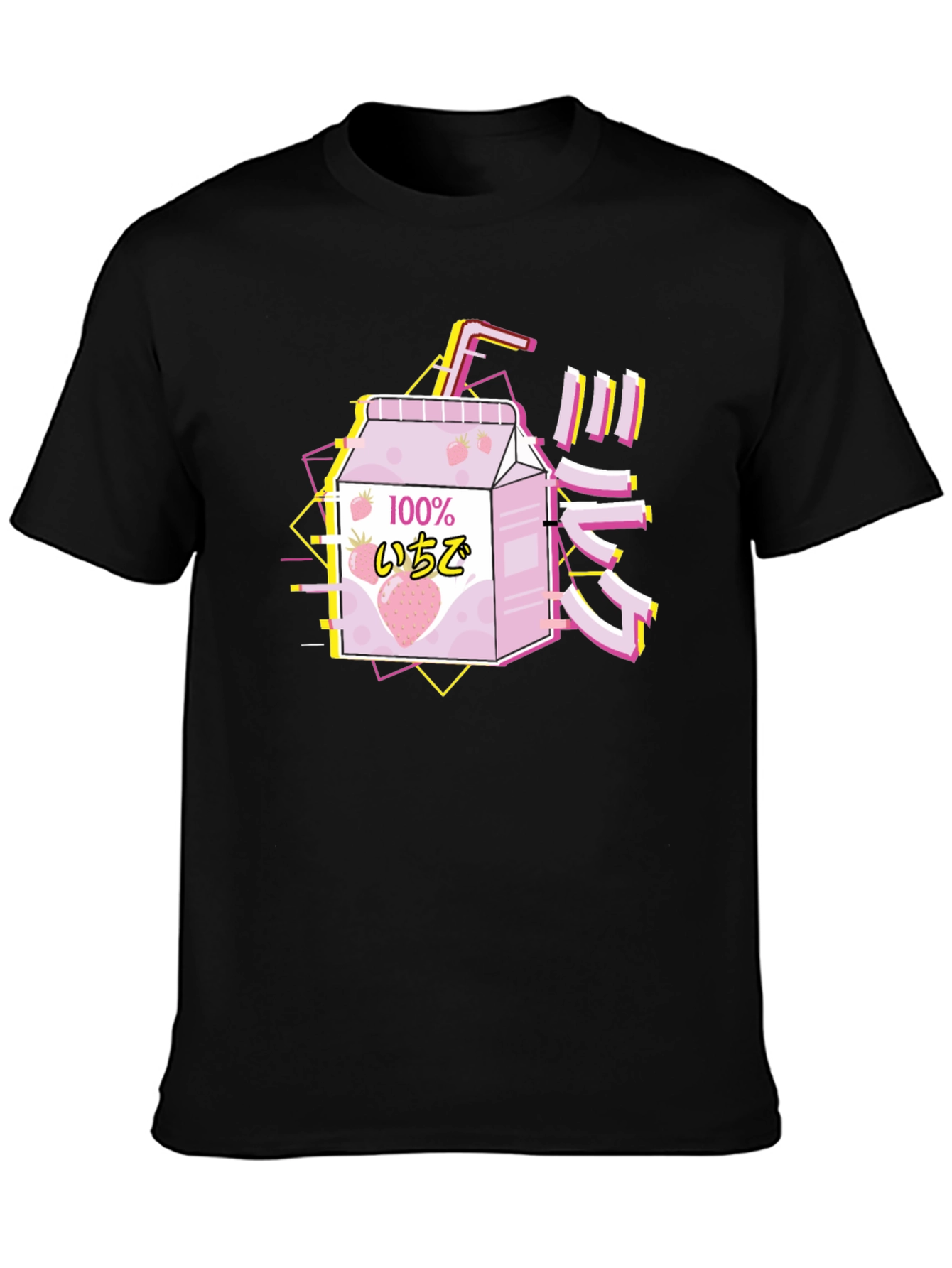 Strawberry Milk T-Shirt - Vaporwave Aesthetic