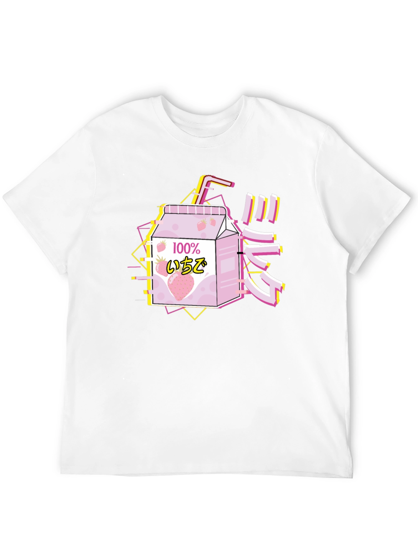 Strawberry Milk T-Shirt - Vaporwave Aesthetic