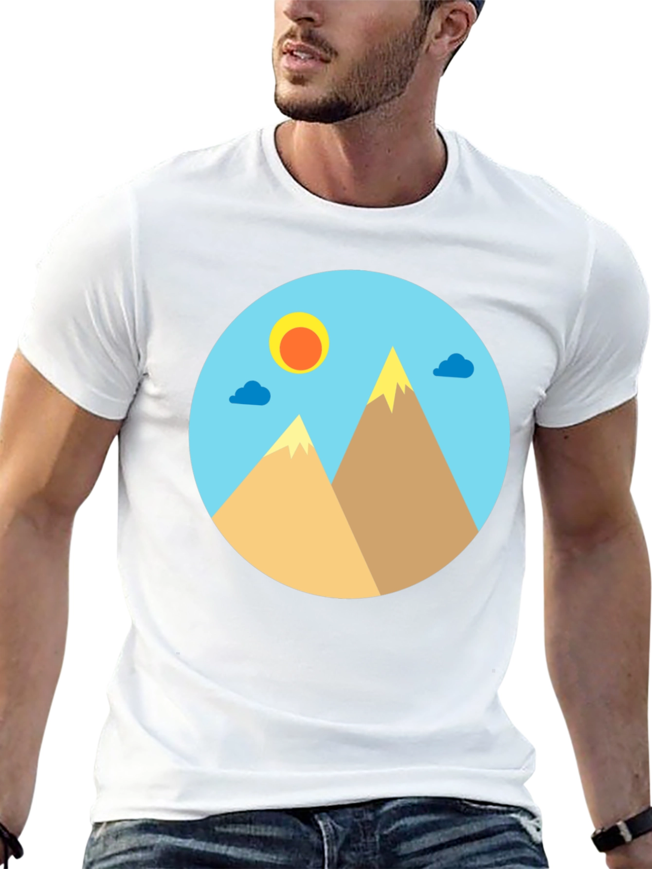 Mountain View Graphic T-Shirt - Unisex Cotton Tee