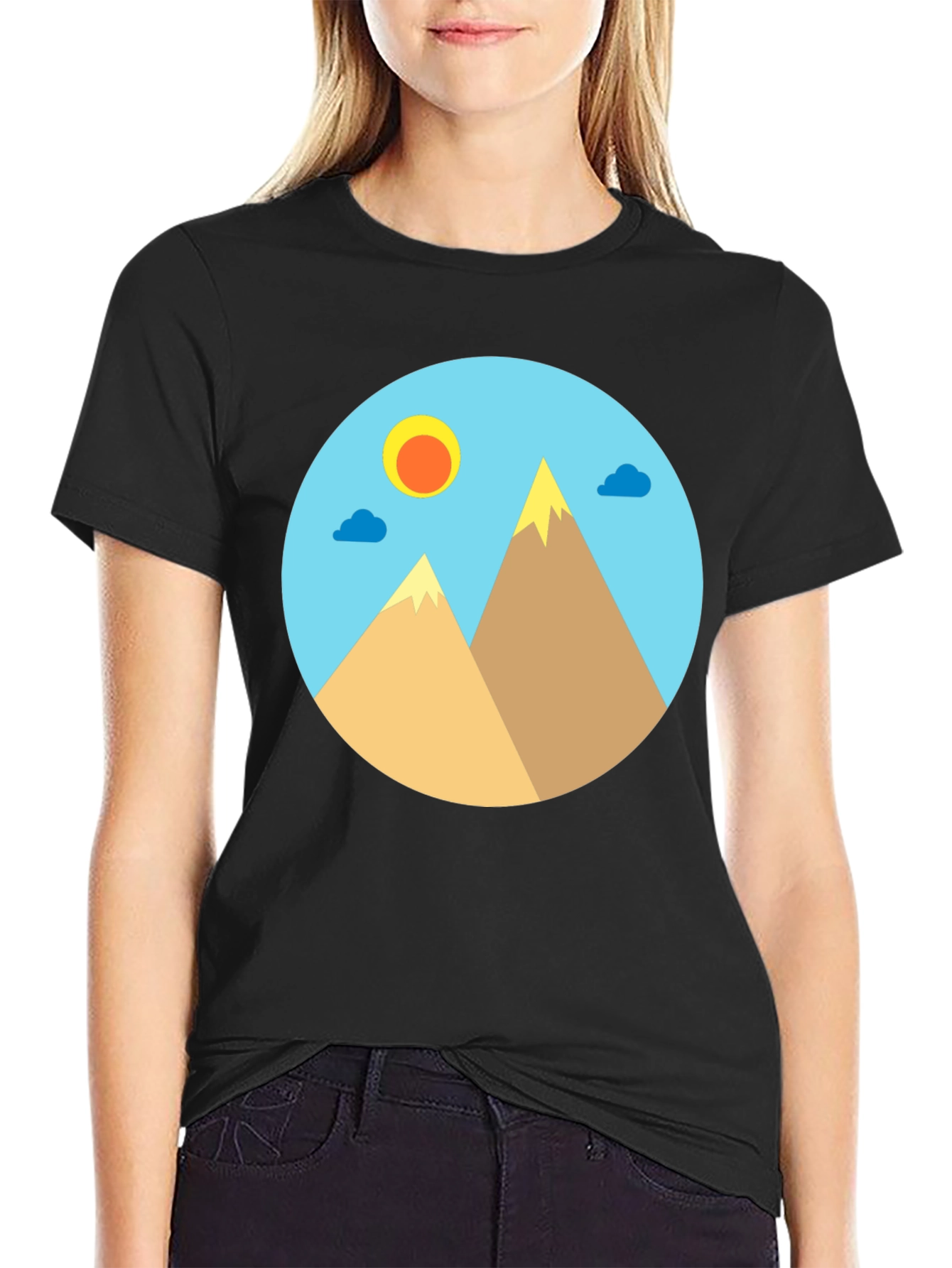 Mountain View Graphic T-Shirt - Unisex Cotton Tee