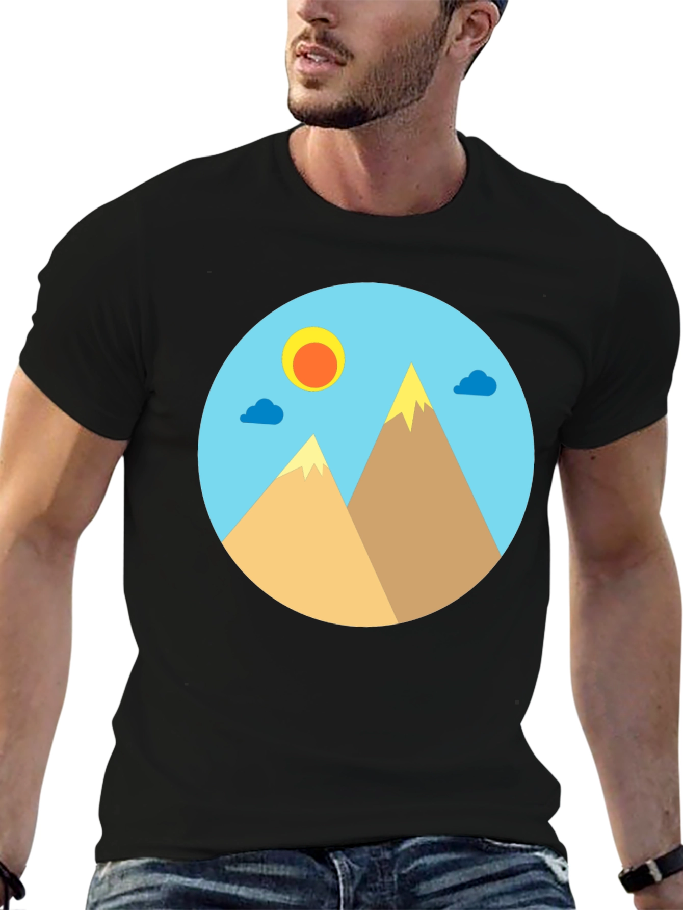 Mountain View Graphic T-Shirt - Unisex Cotton Tee
