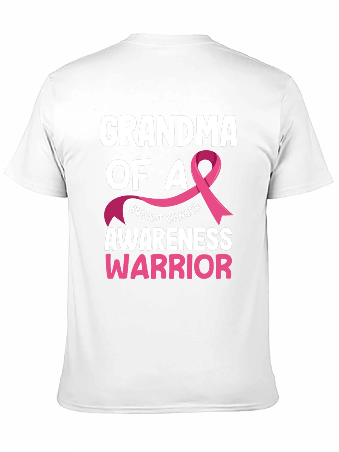 Grandma of a Warrior Breast Cancer Awareness T-Shirt
