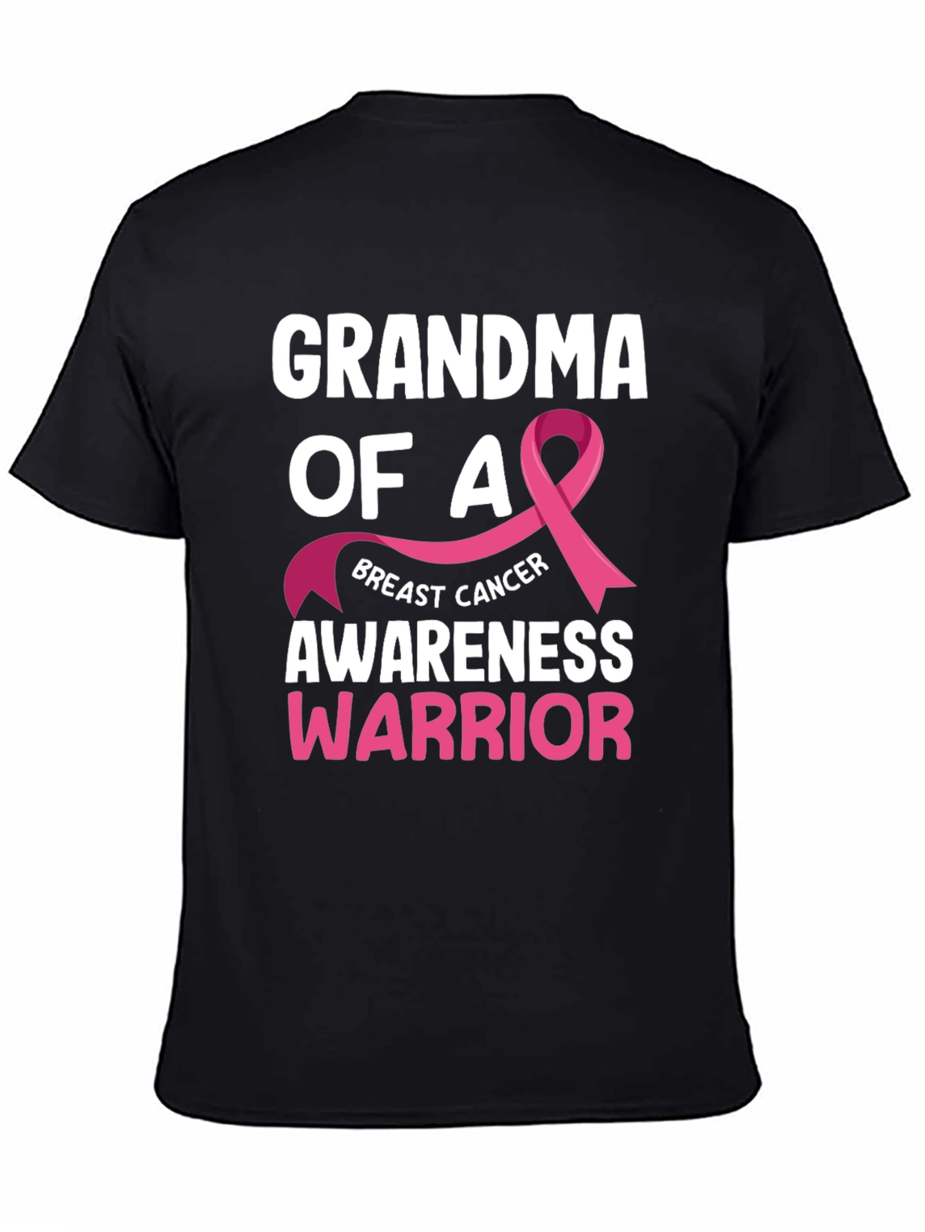 Grandma of a Warrior Breast Cancer Awareness T-Shirt