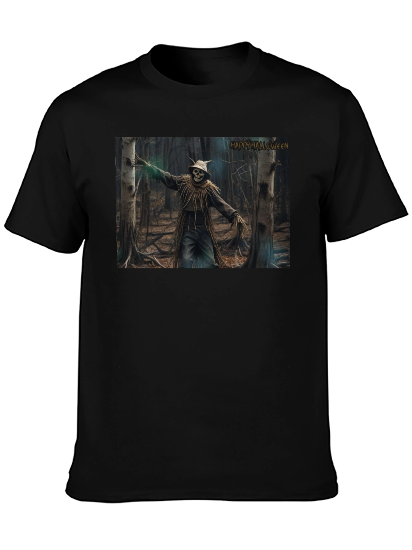 Halloween Scarecrow Forest T-Shirt