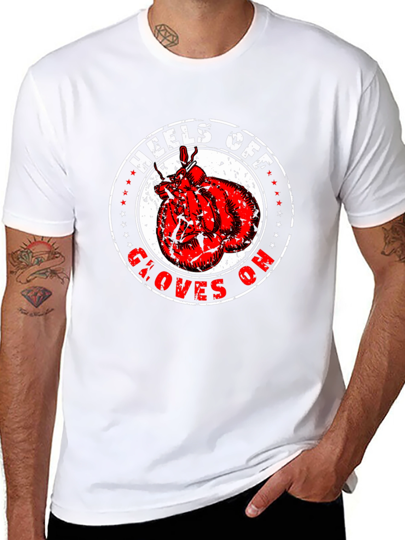 Heels Off Gloves On Boxing T-Shirt