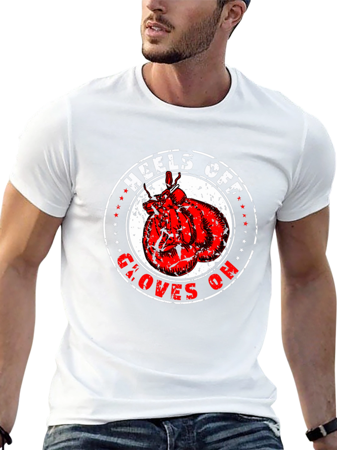 Heels Off Gloves On Boxing T-Shirt