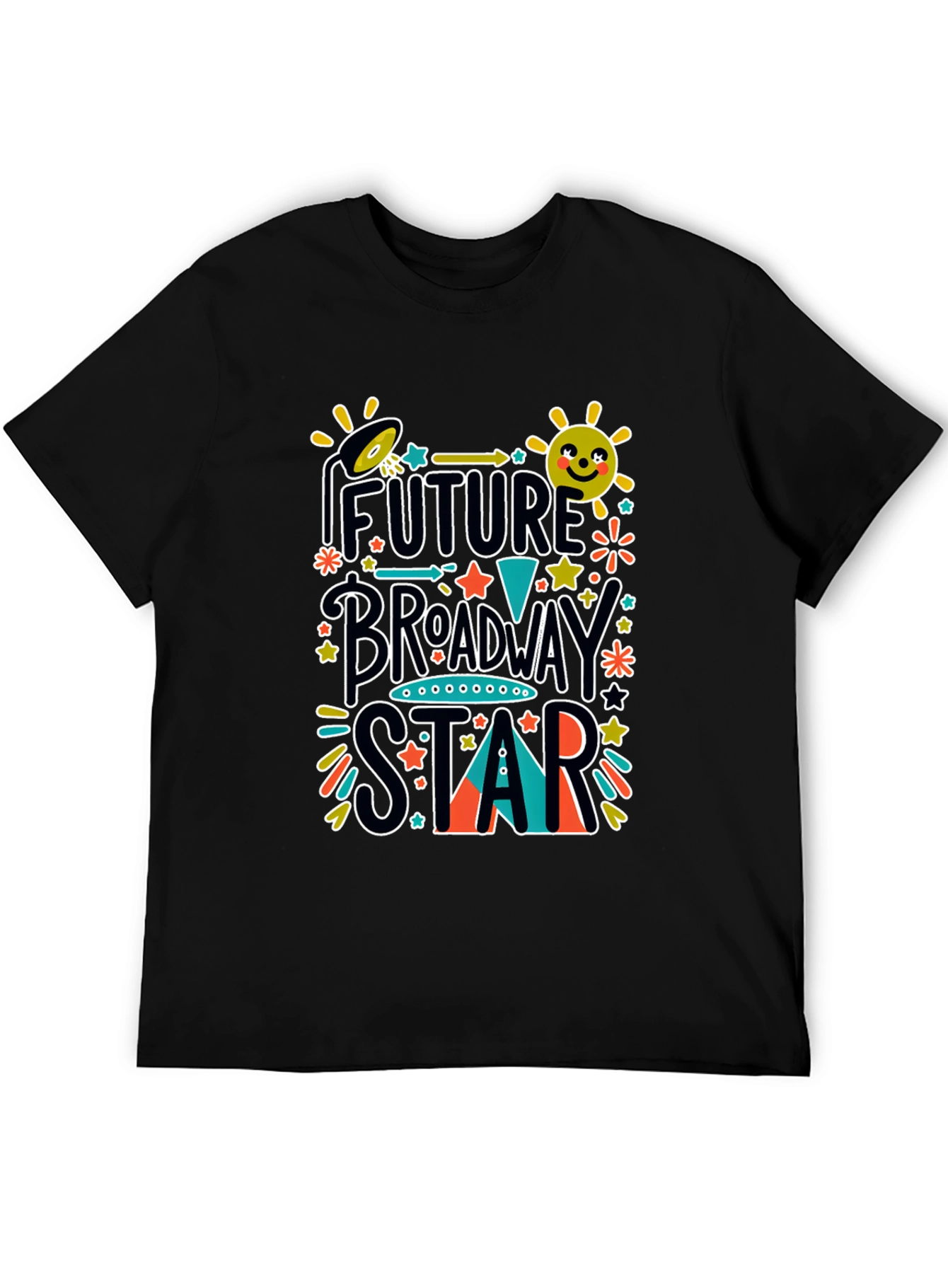 Future Broadway Star Graphic Tee - Black