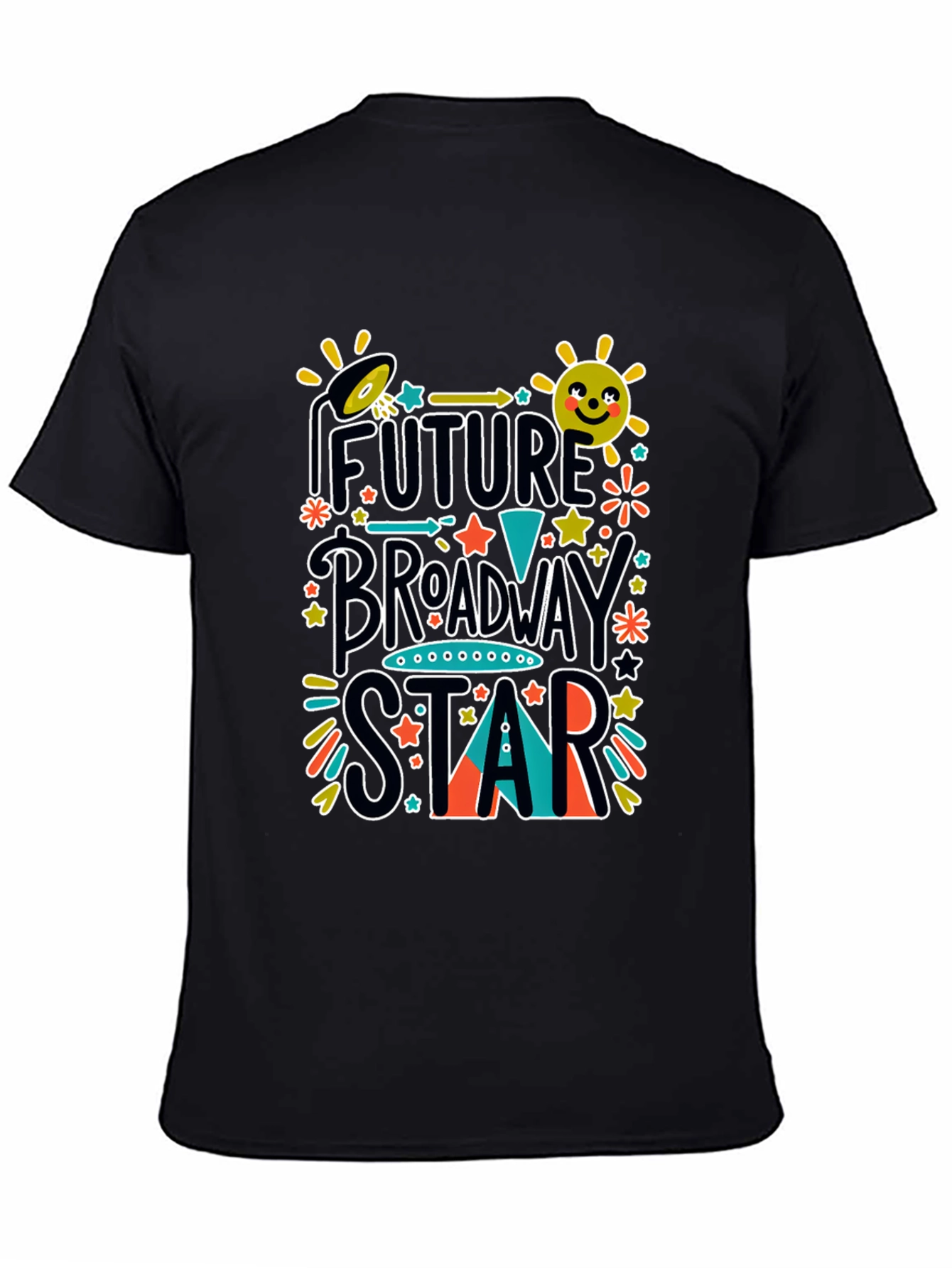 Future Broadway Star Graphic Tee - Black