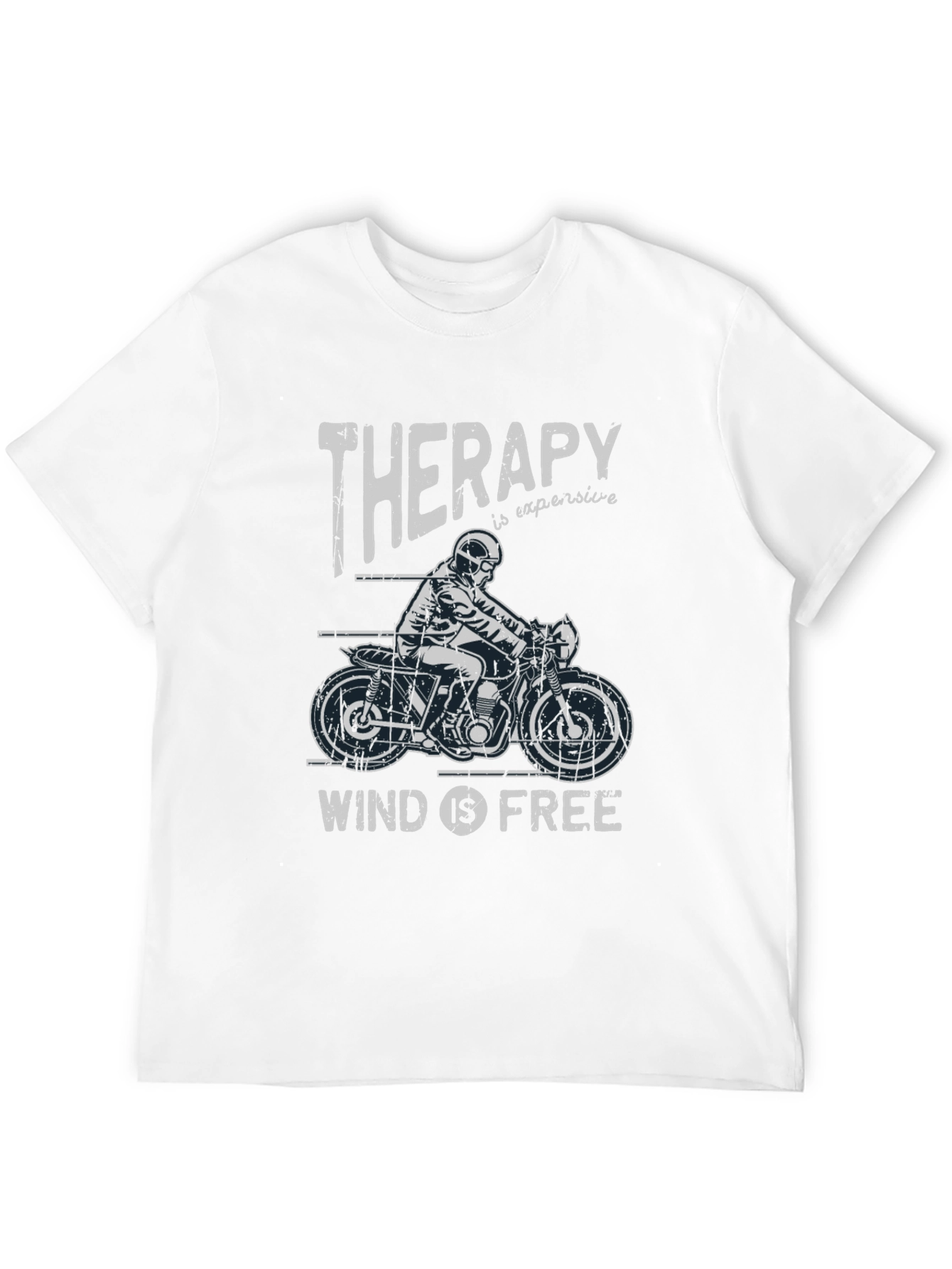 Therapy is Expensive Motorcycle Graphic Tee
