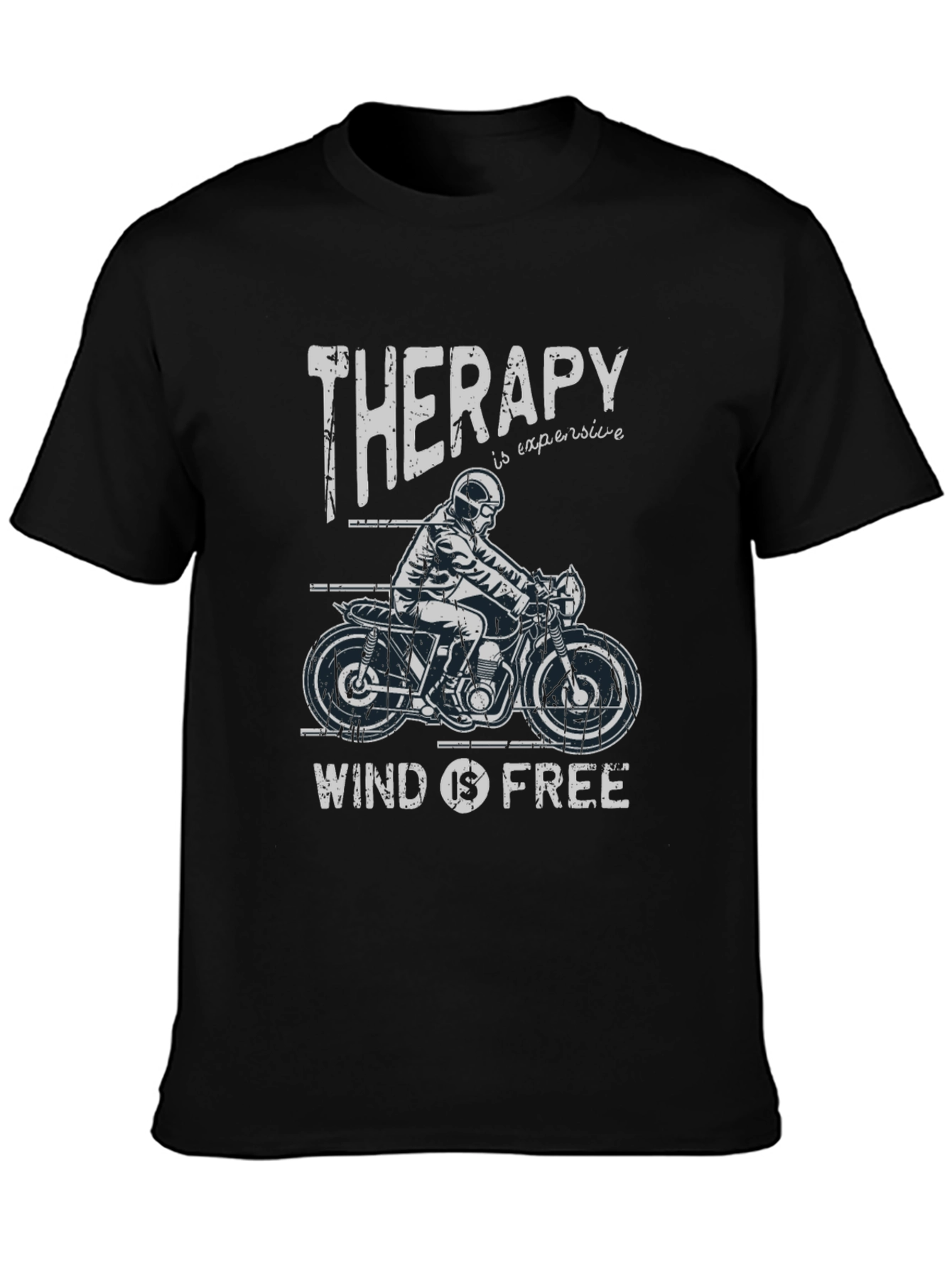Therapy is Expensive Motorcycle Graphic Tee