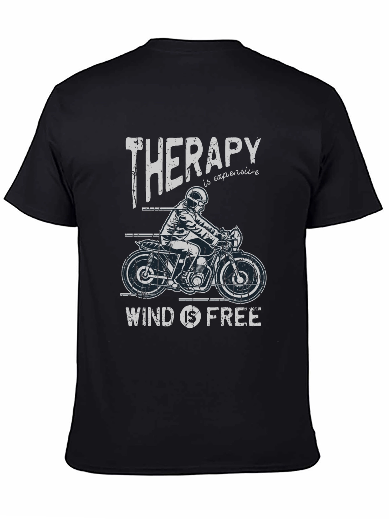 Therapy is Expensive Motorcycle Graphic Tee