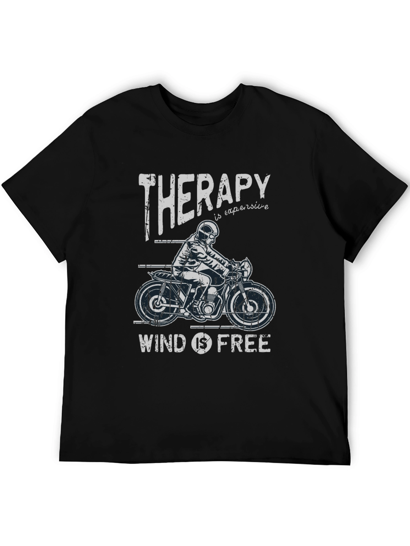 Therapy is Expensive Motorcycle Graphic Tee
