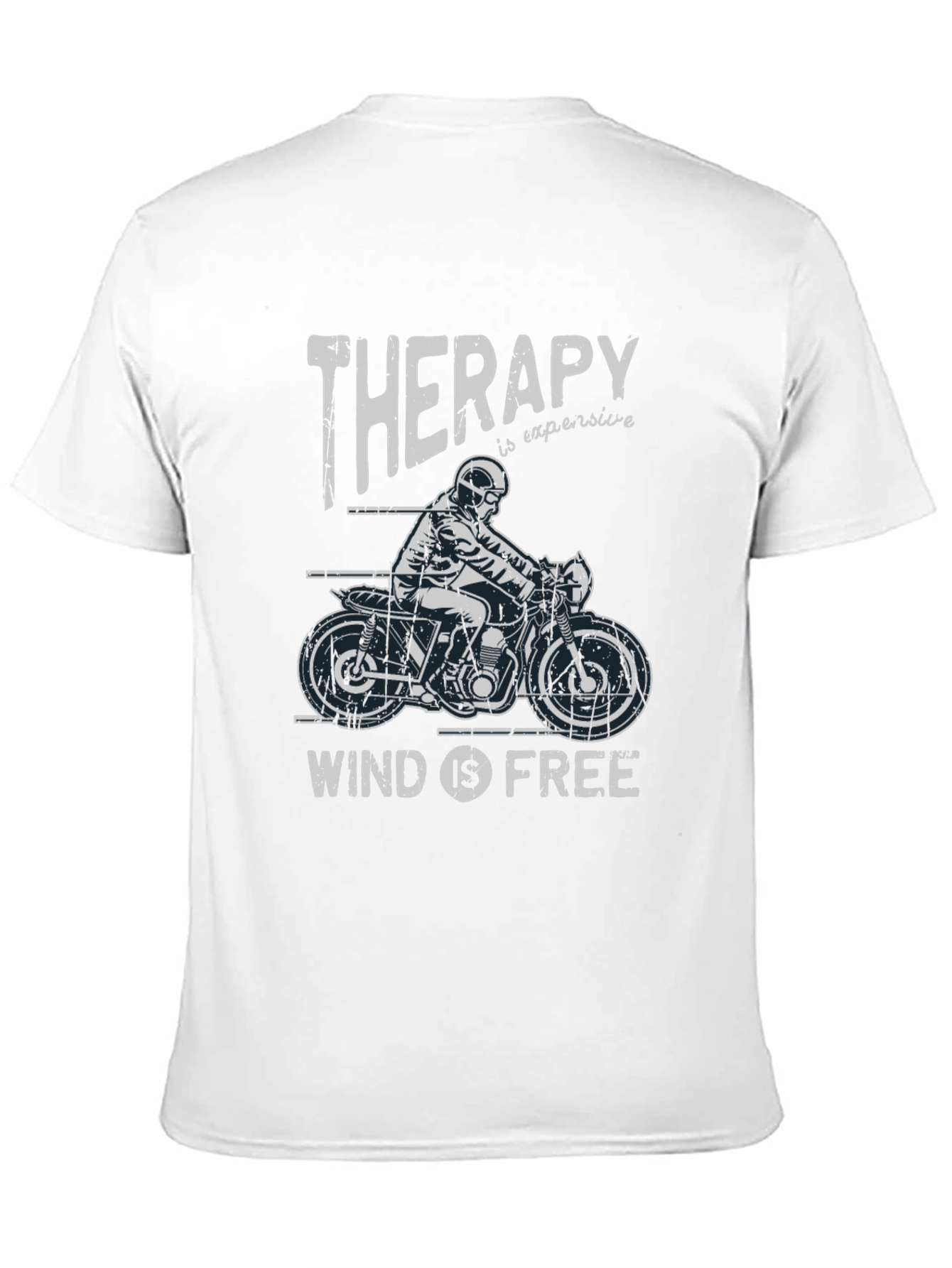 Therapy is Expensive Motorcycle Graphic Tee