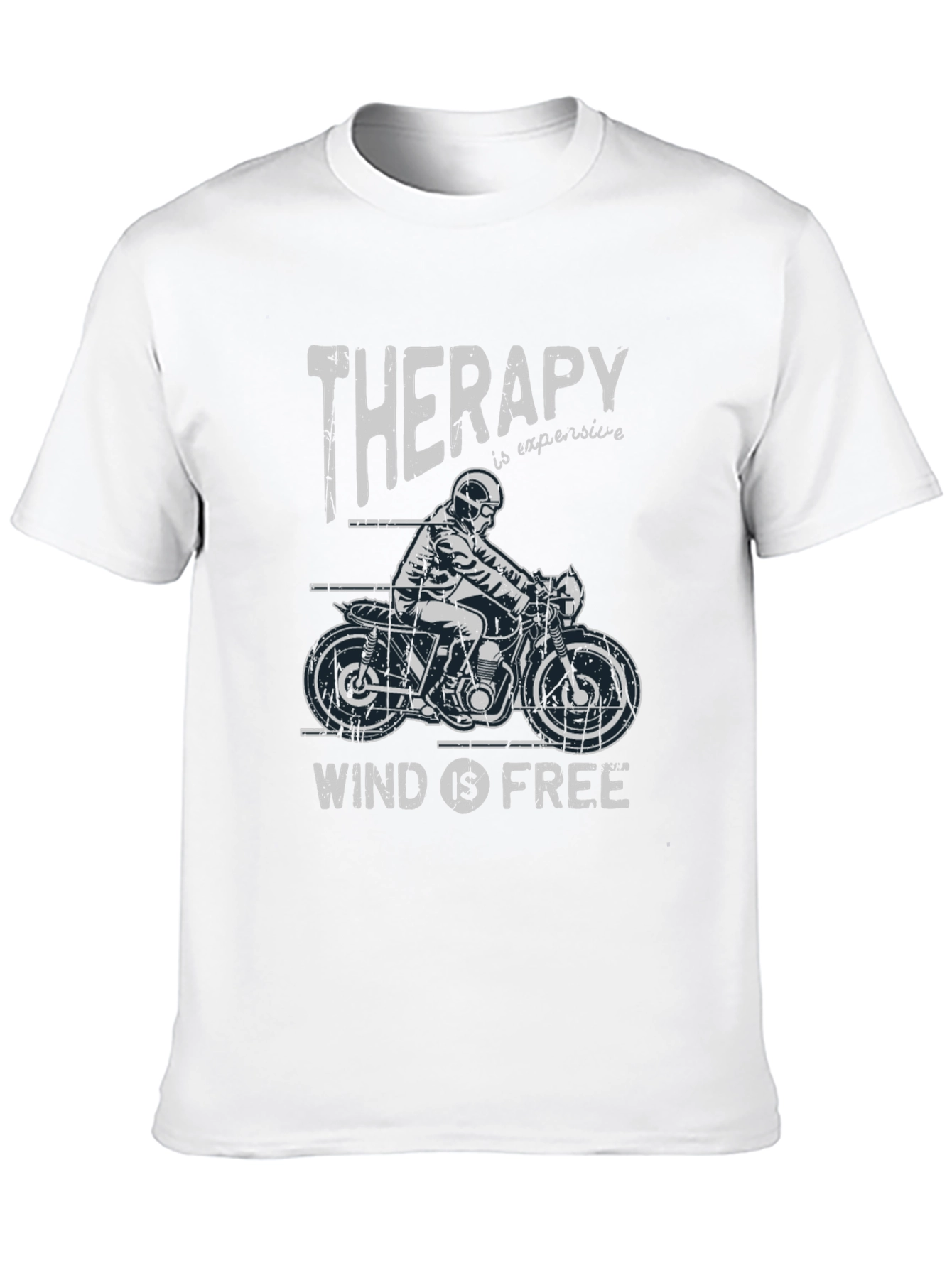 Therapy is Expensive Motorcycle Graphic Tee