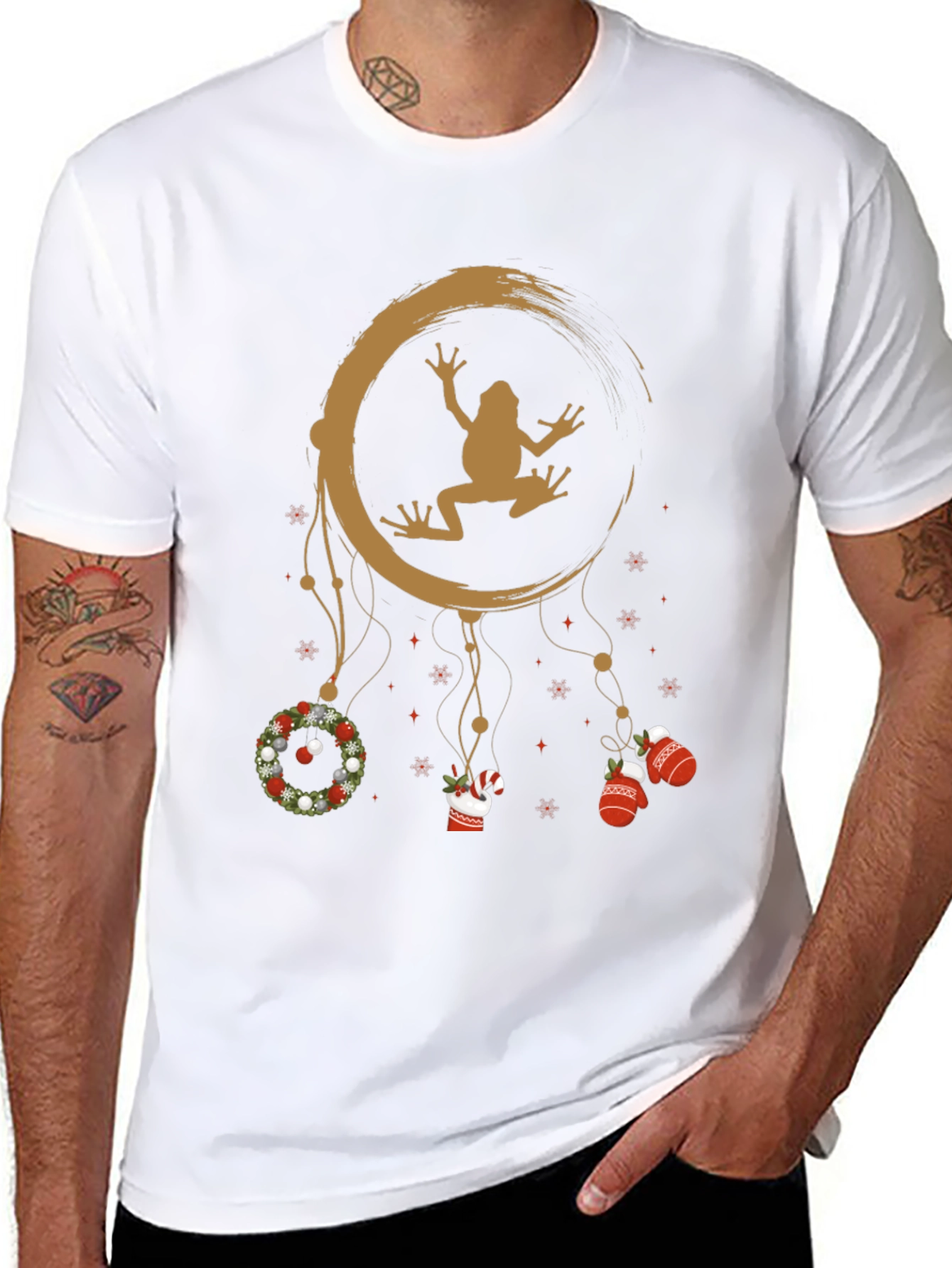 Frog Christmas Dreamcatcher T-Shirt