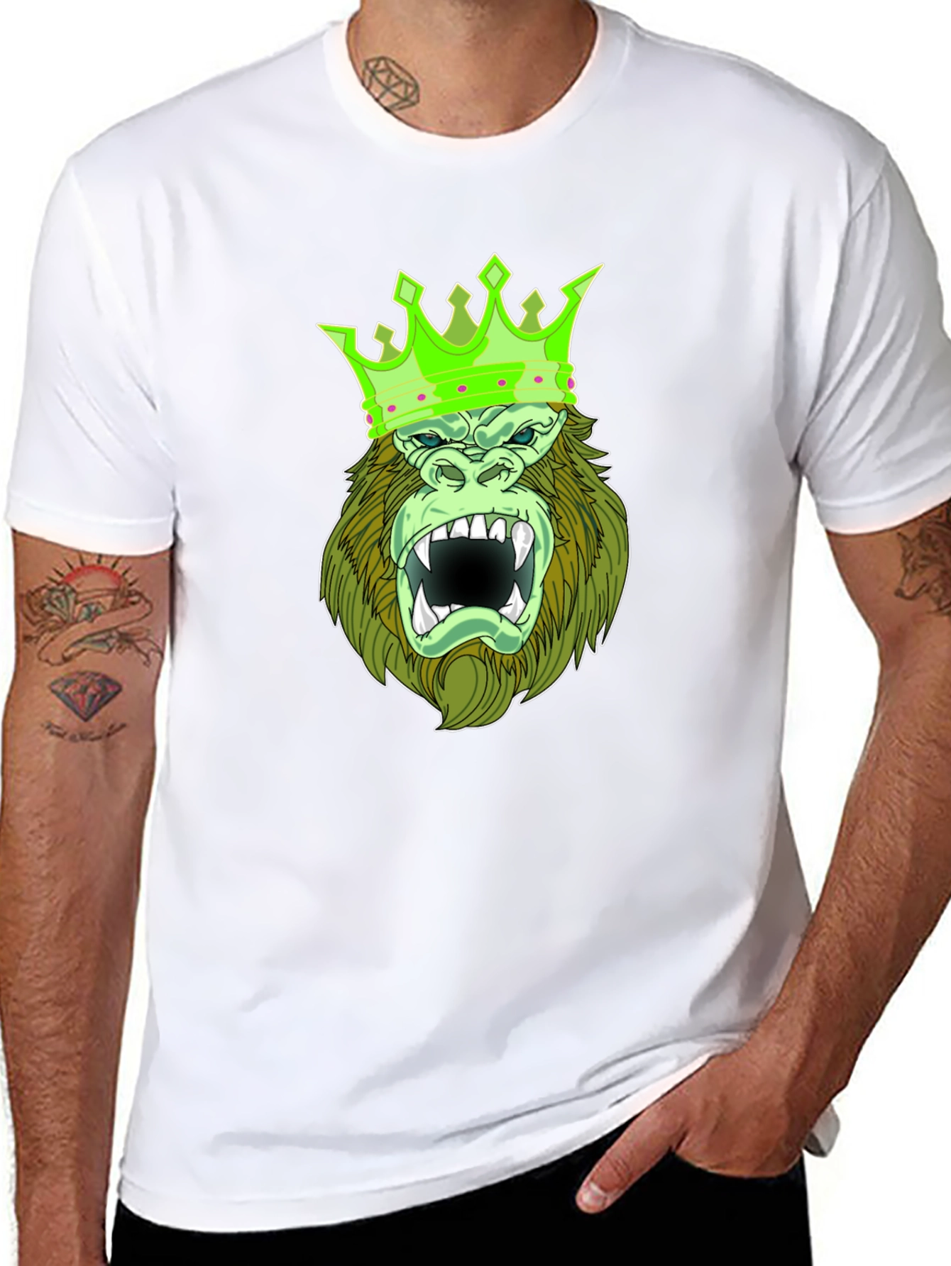 King Kong Graphic Tee - Mens Black T-Shirt