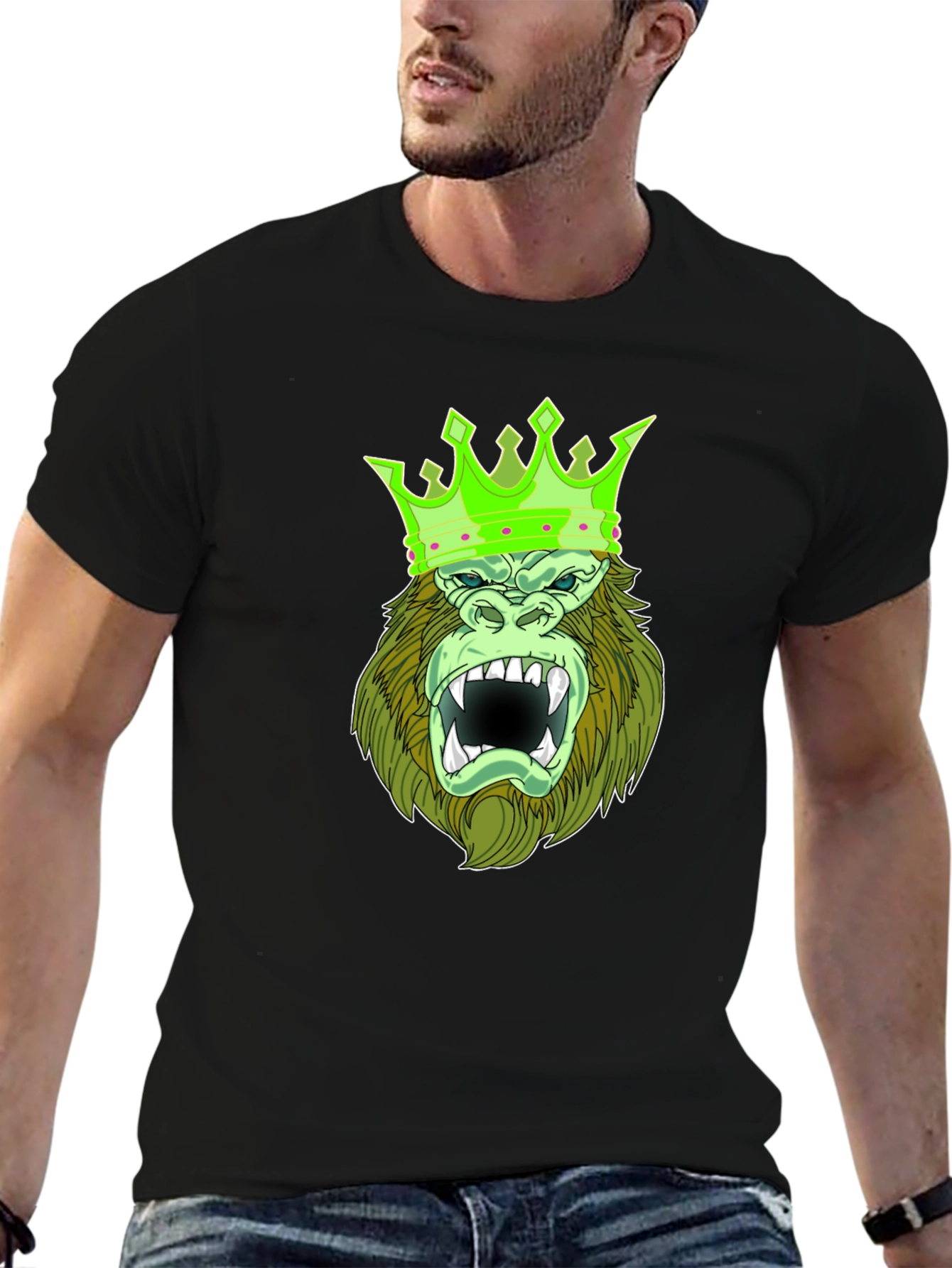 King Kong Graphic Tee - Mens Black T-Shirt
