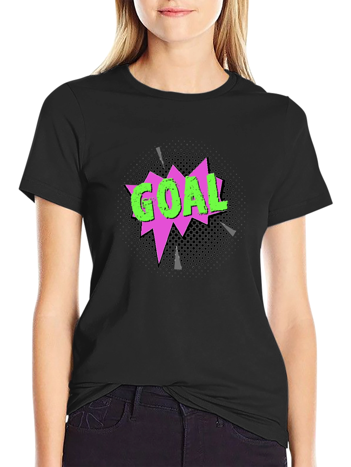 Goal T-Shirt - Black Graphic Tee
