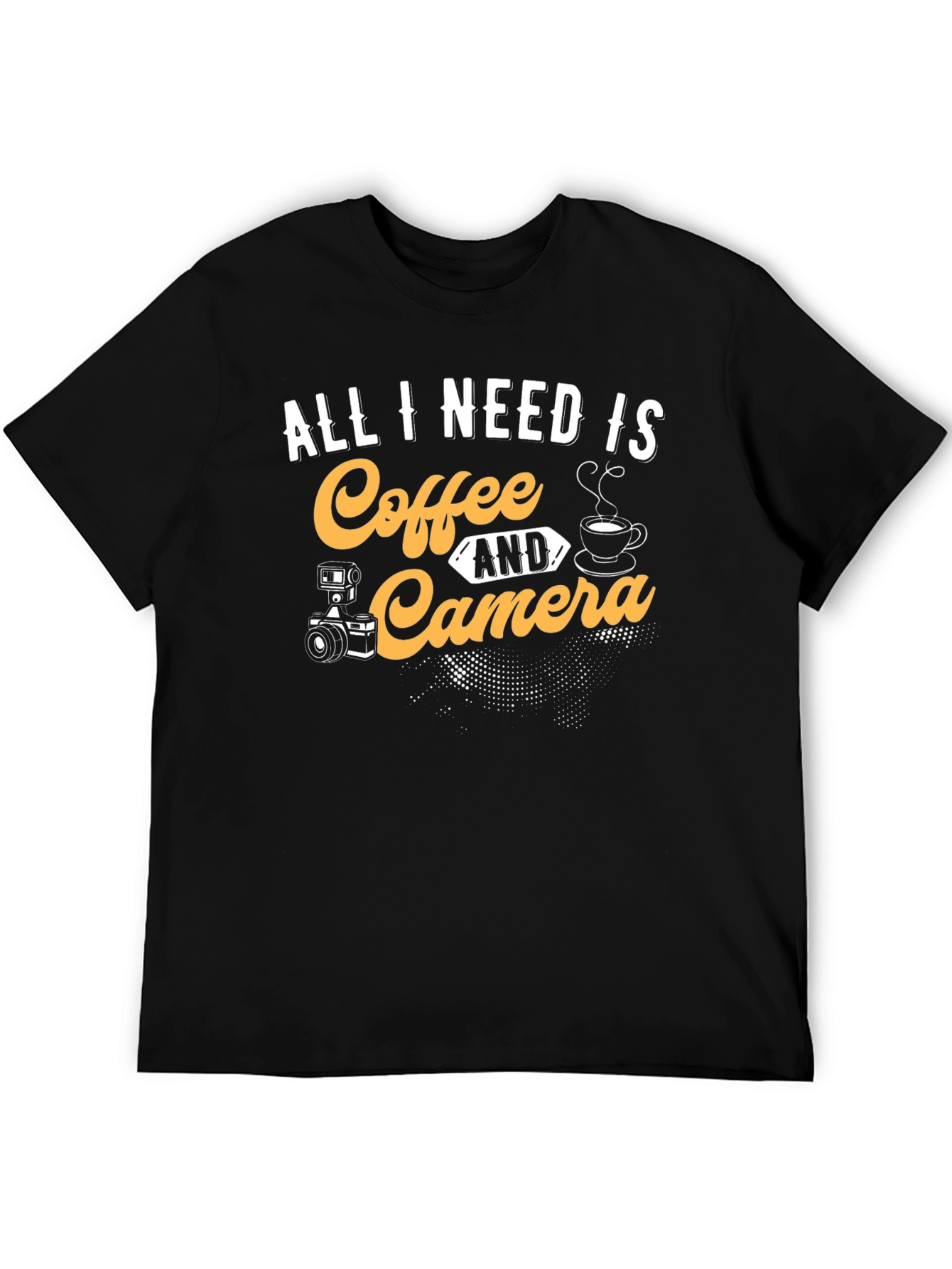 Coffee and Camera T-Shirt - Photographers Essential