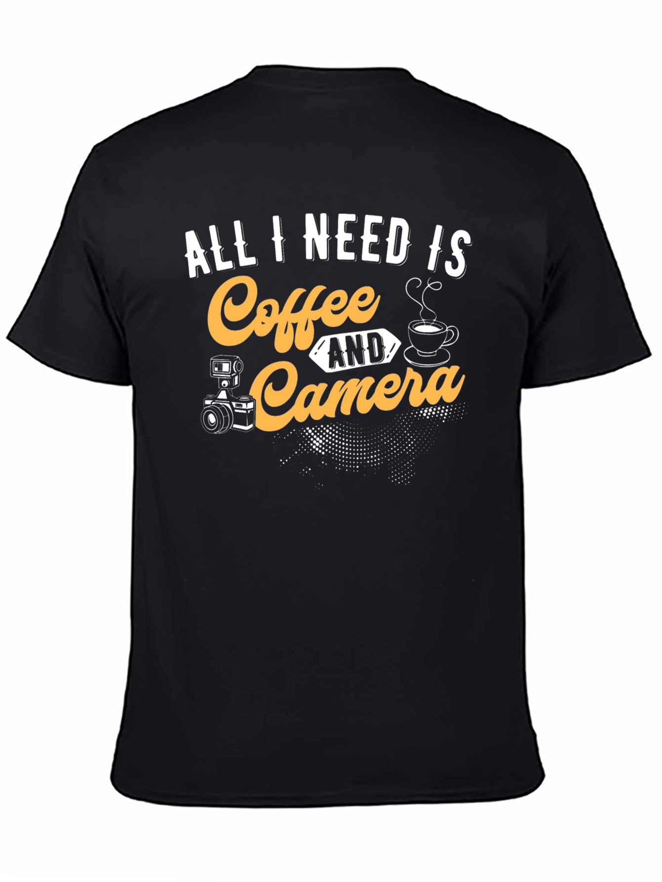 Coffee and Camera T-Shirt - Photographers Essential