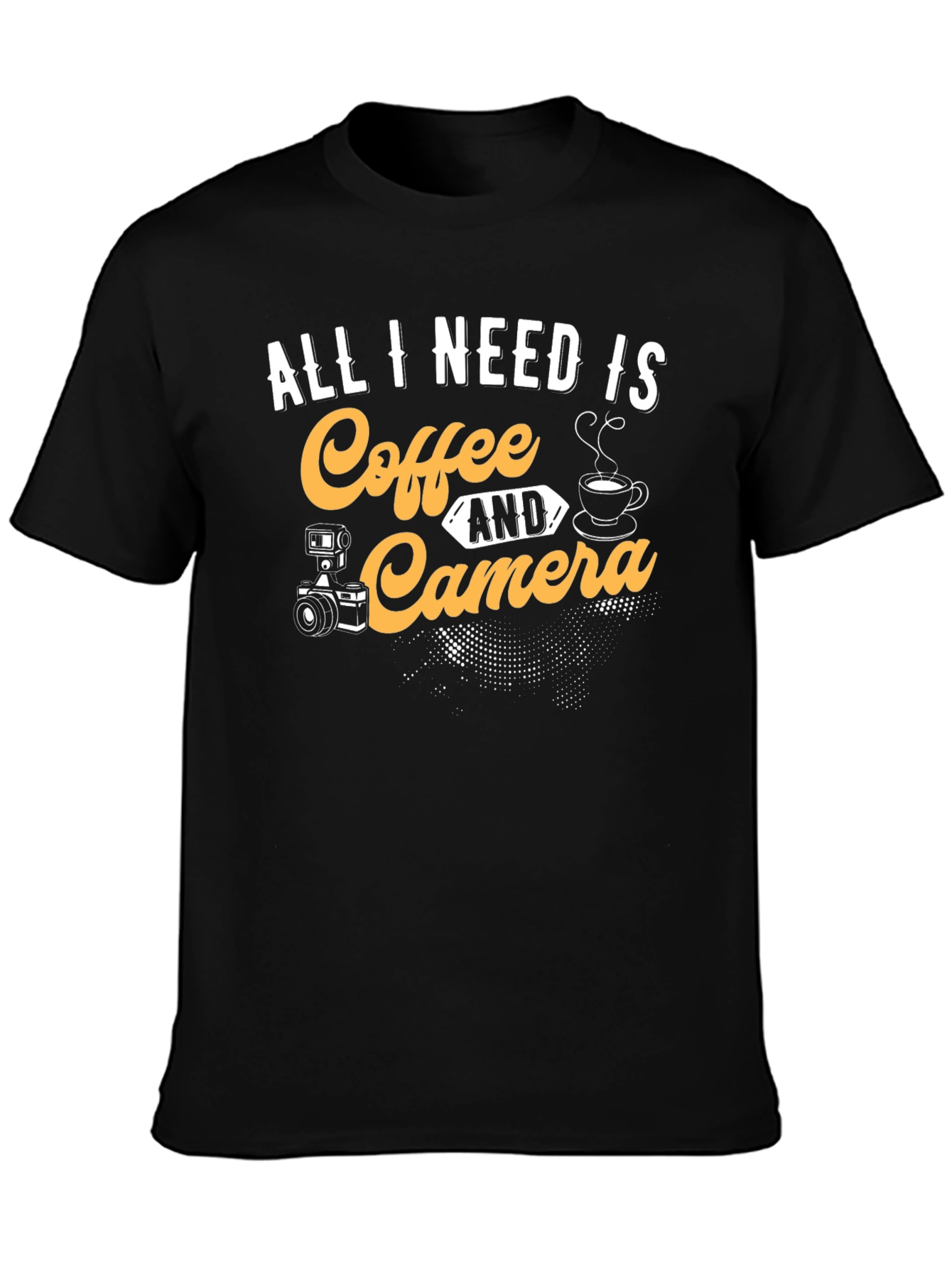 Coffee and Camera T-Shirt - Photographers Essential