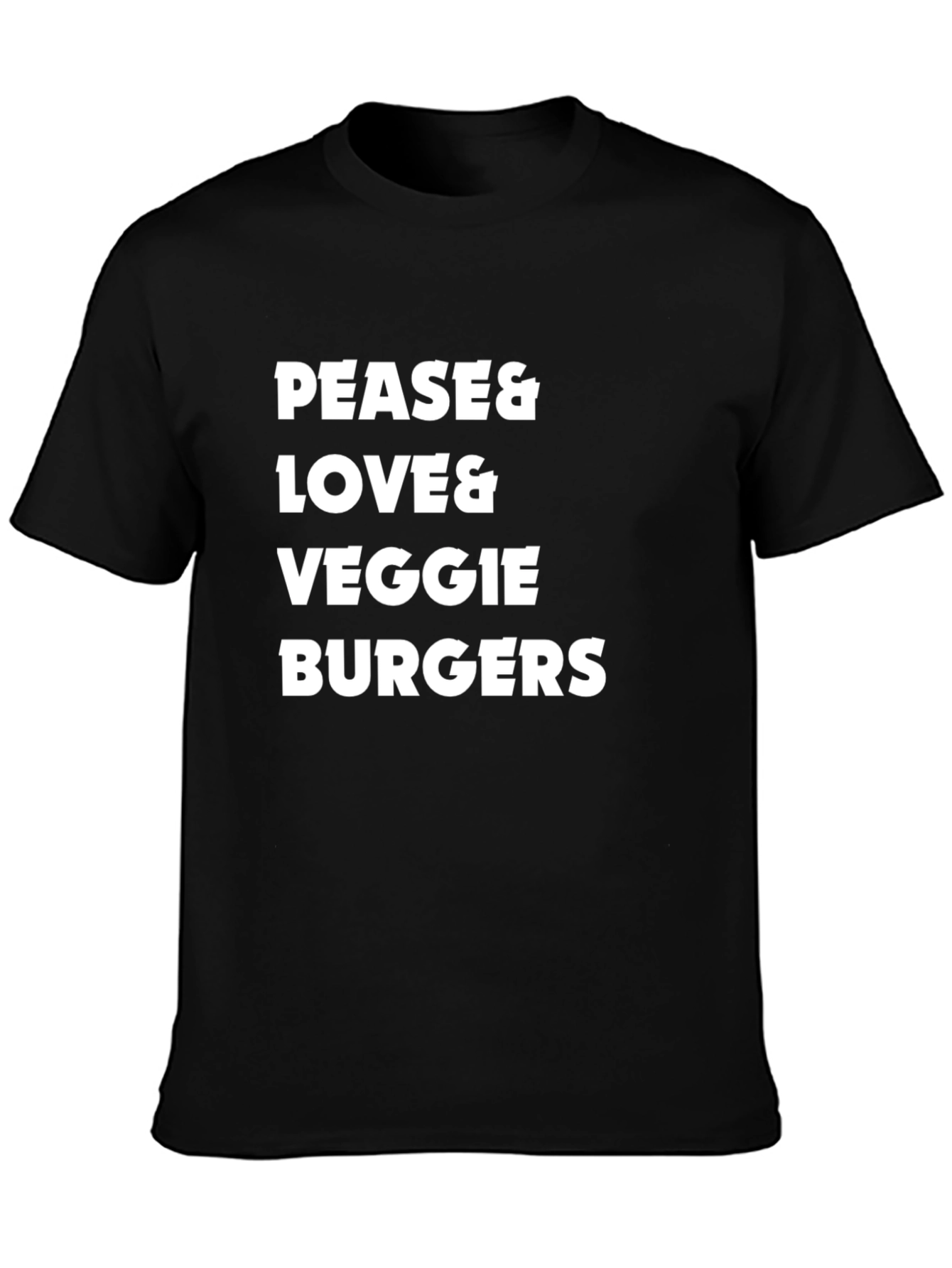 Pease Love Veggie Burgers T-Shirt
