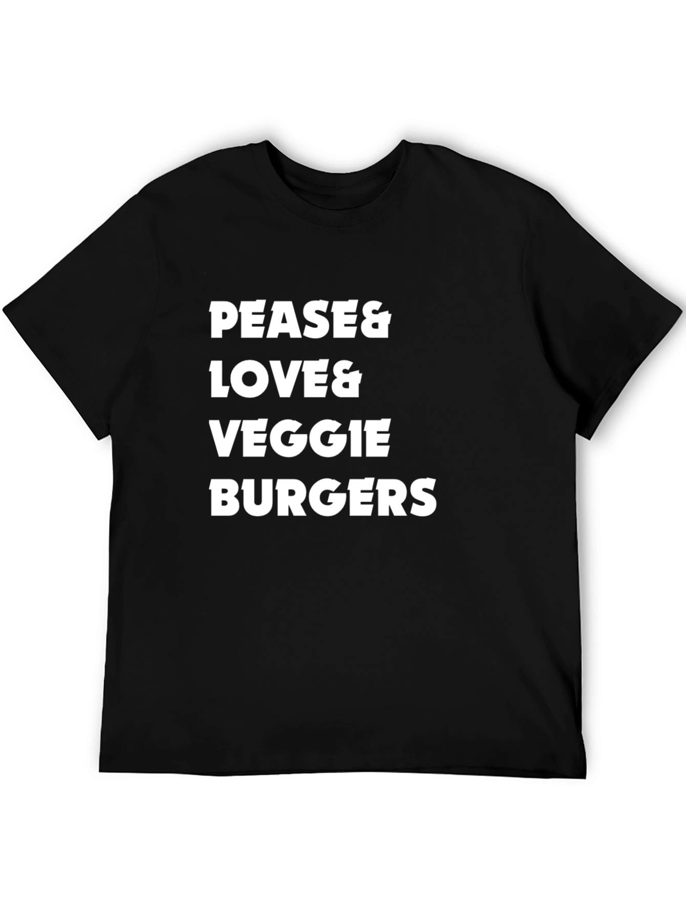 Pease Love Veggie Burgers T-Shirt