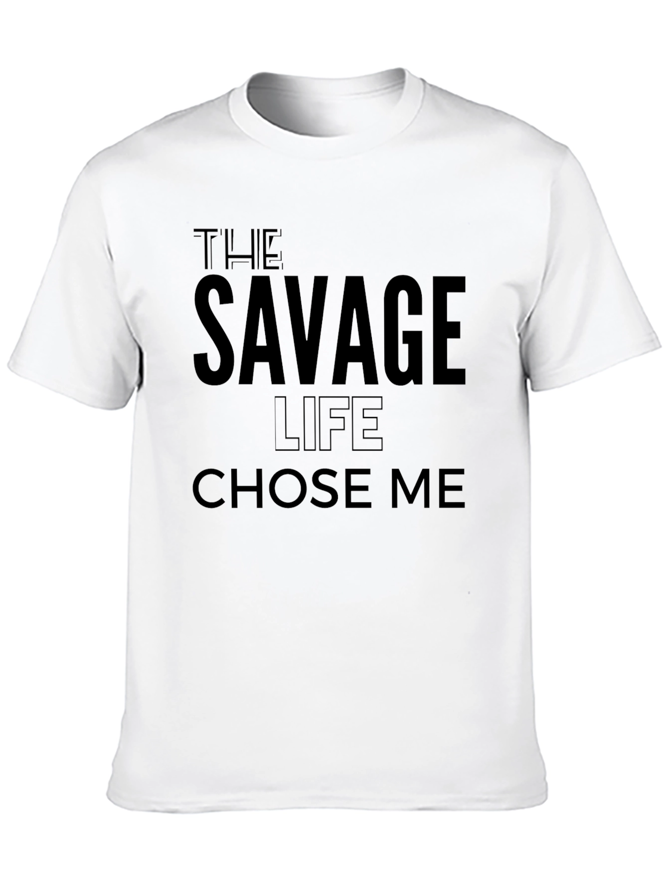 The Savage Life Graphic Tee - Black