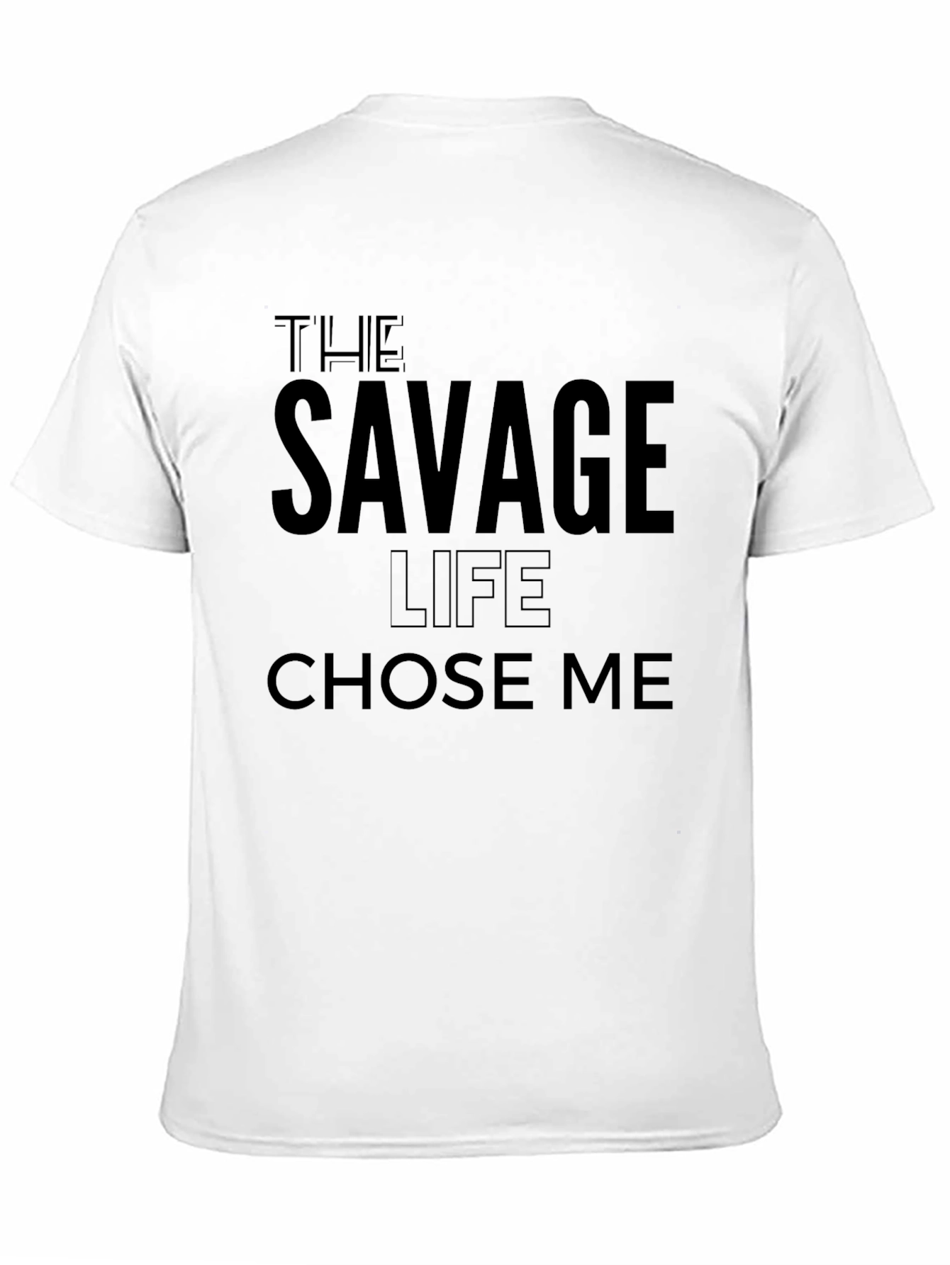 The Savage Life Graphic Tee - Black