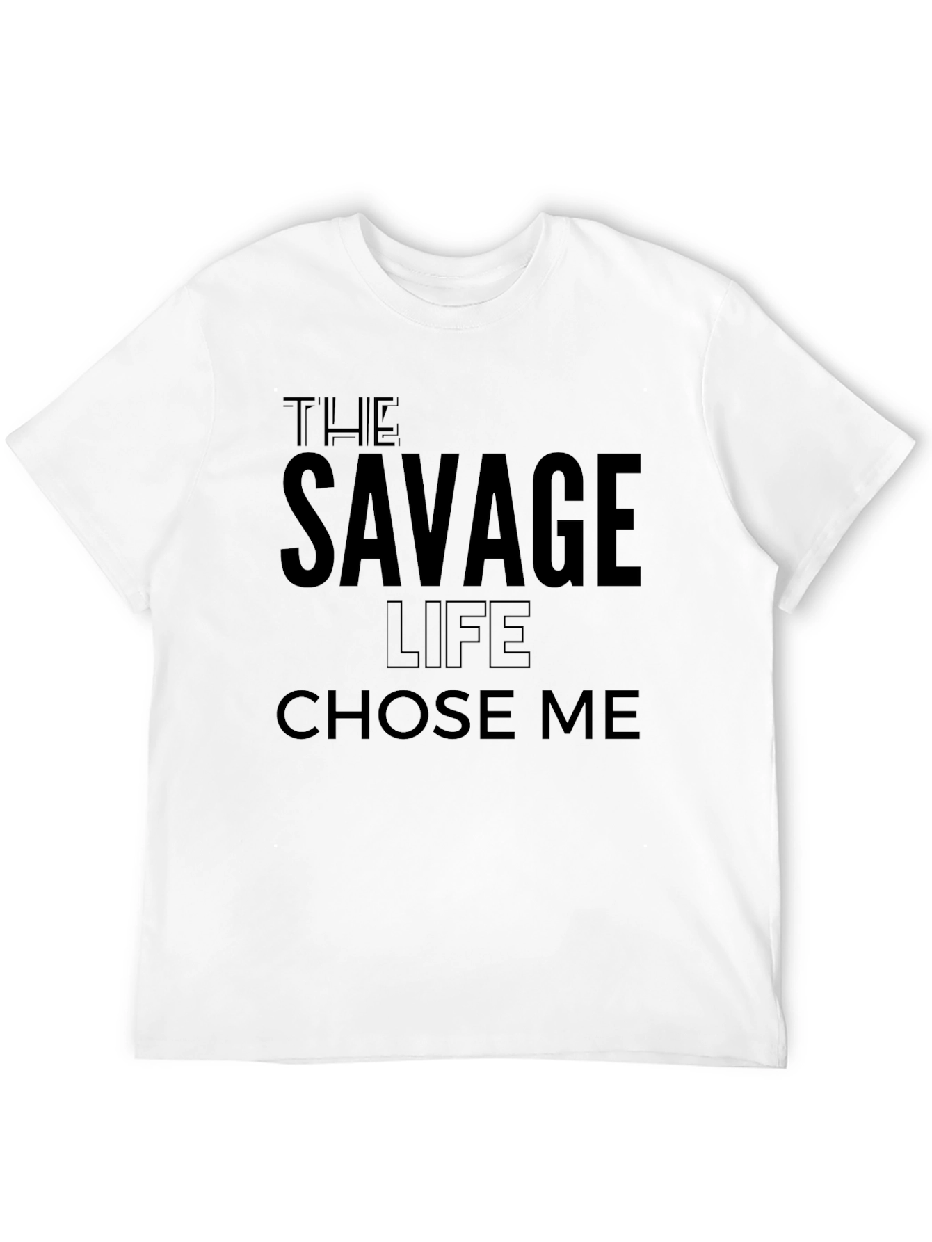 The Savage Life Graphic Tee - Black