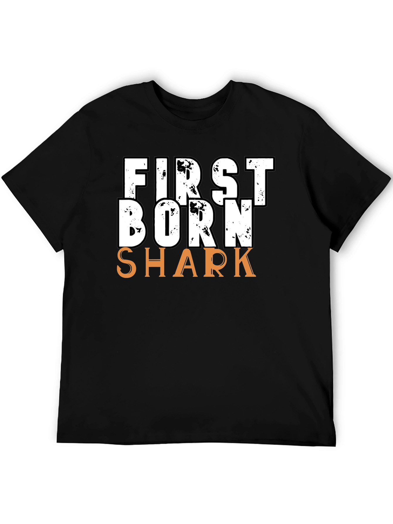 First Born Shark T-Shirt - Novelty Graphic Tee