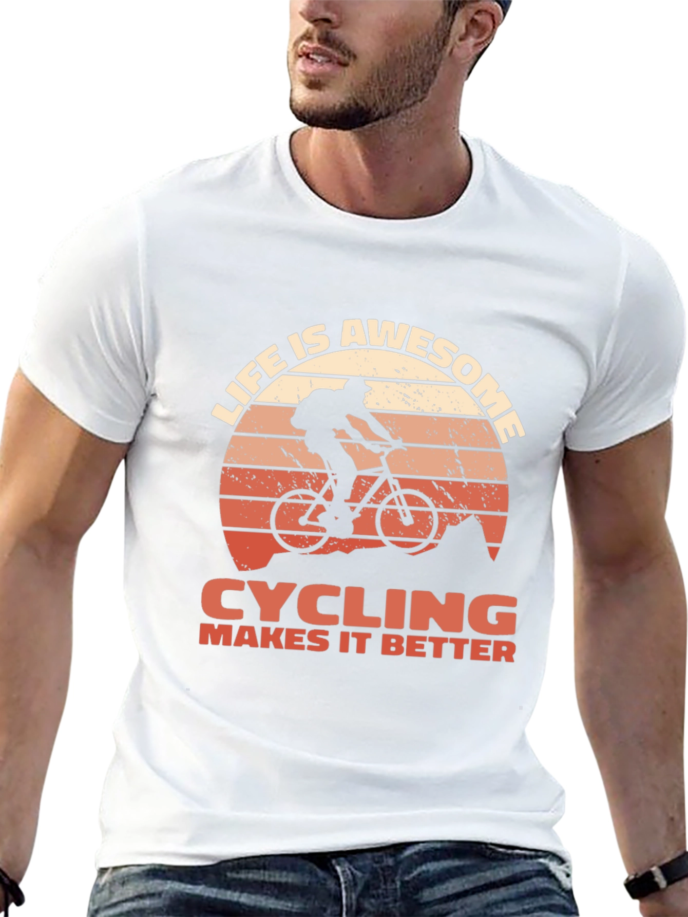 Life is Awesome Cycling T-Shirt