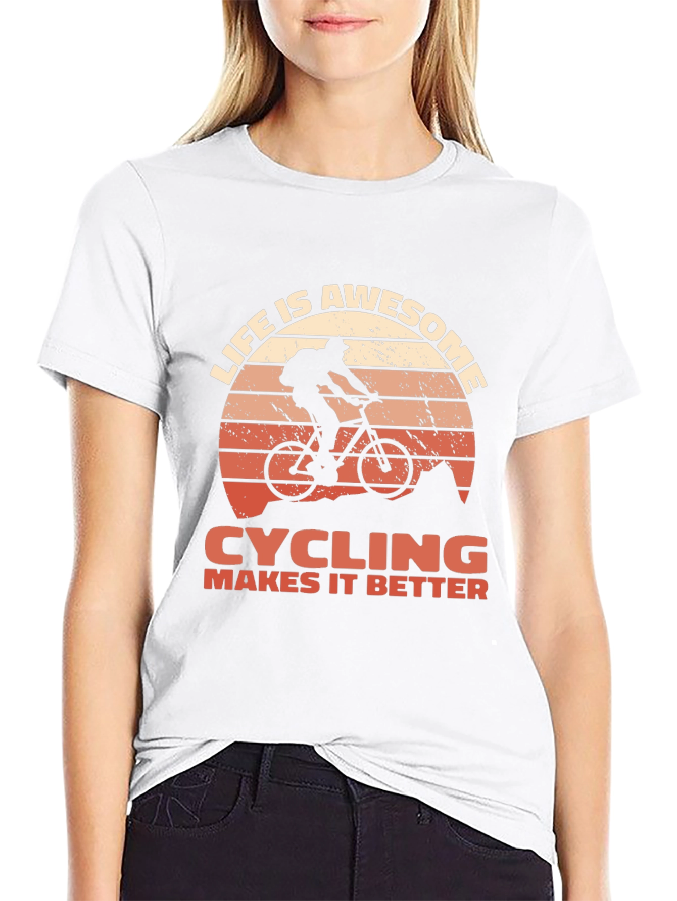 Life is Awesome Cycling T-Shirt