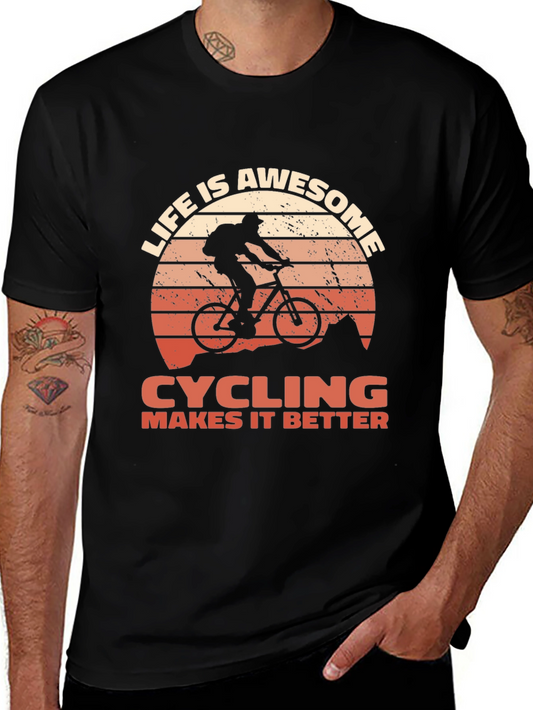 Life is Awesome Cycling T-Shirt