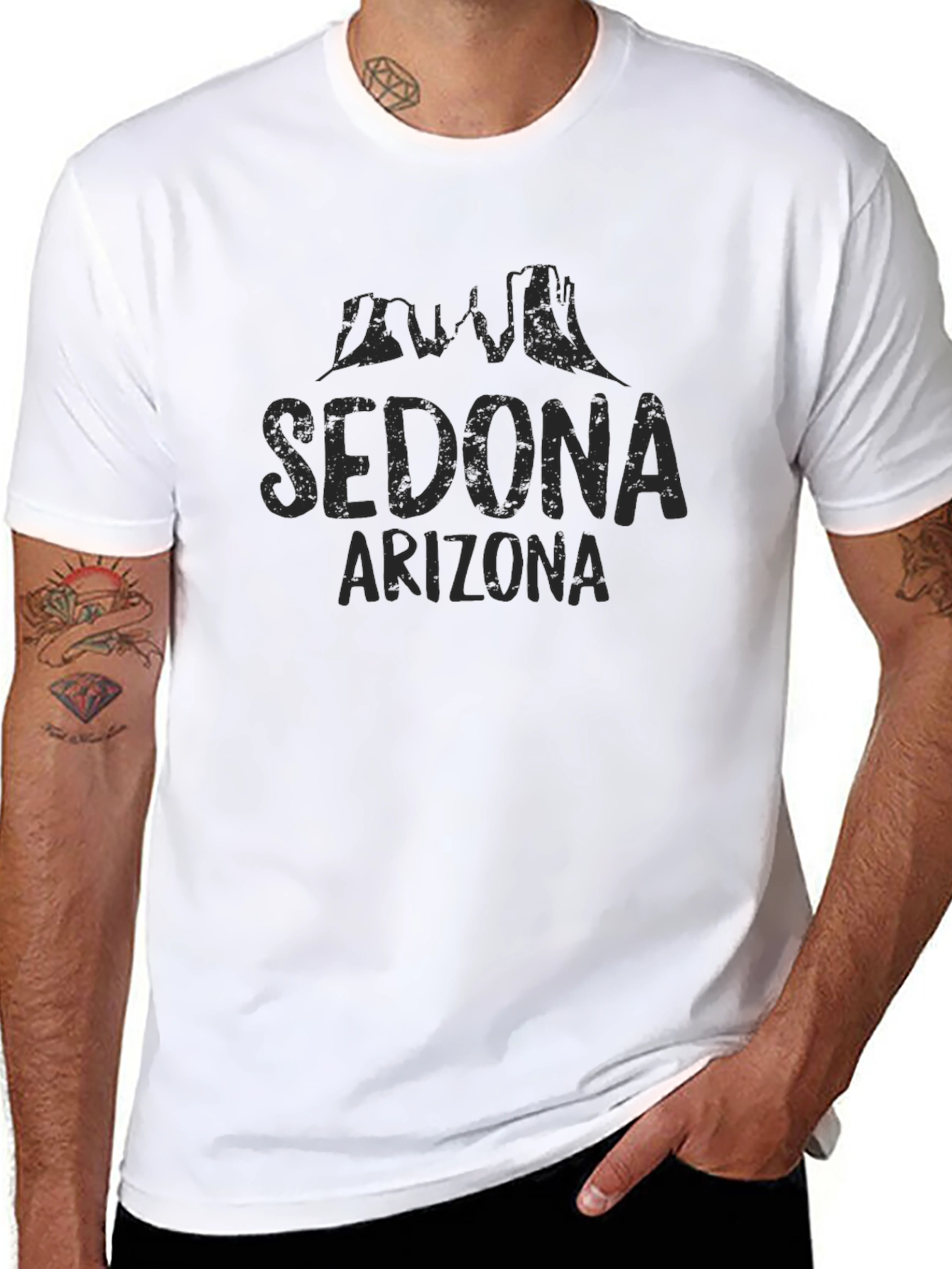 Sedona Arizona Black Graphic Tee