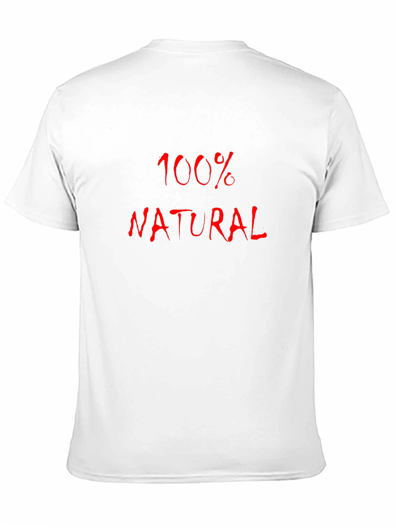 100% Natural Black T-Shirt