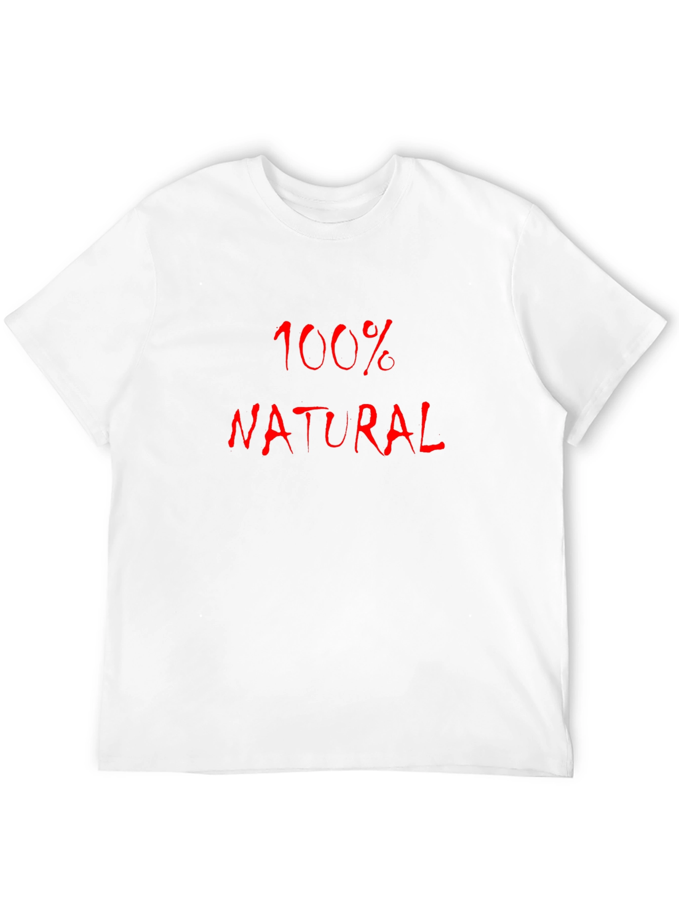 100% Natural Black T-Shirt