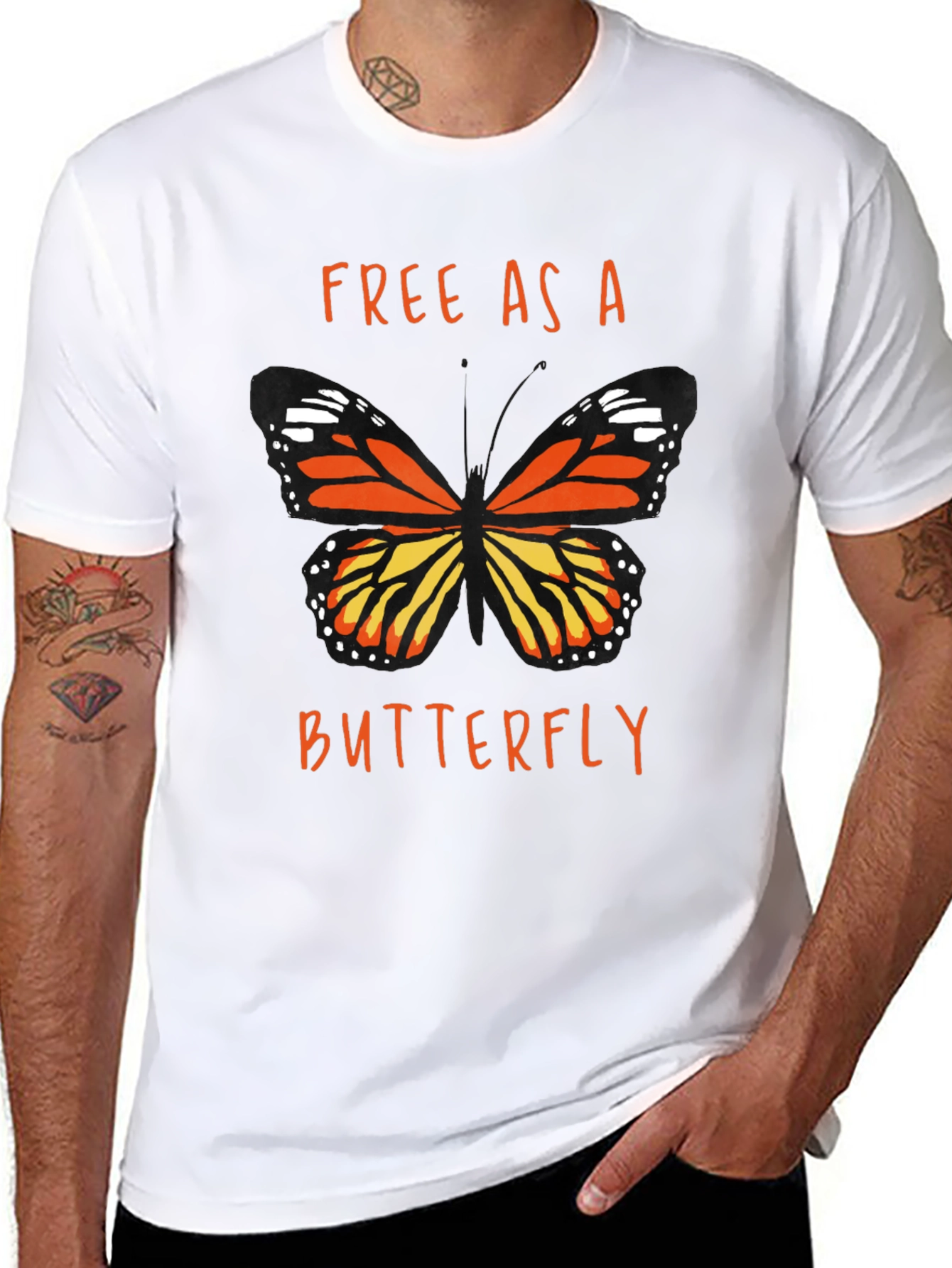 Free As A Butterfly Graphic T-Shirt