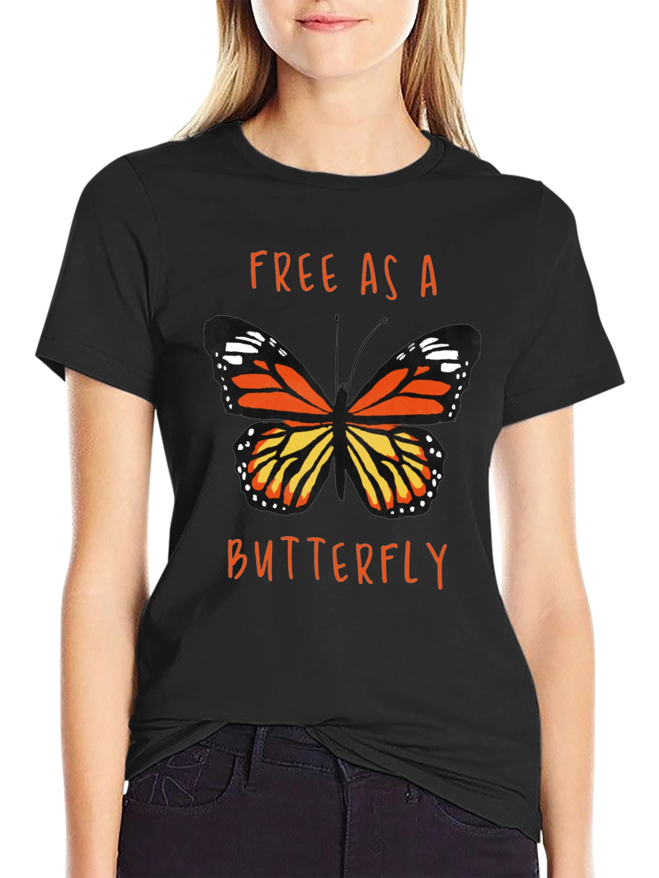 Free As A Butterfly Graphic T-Shirt