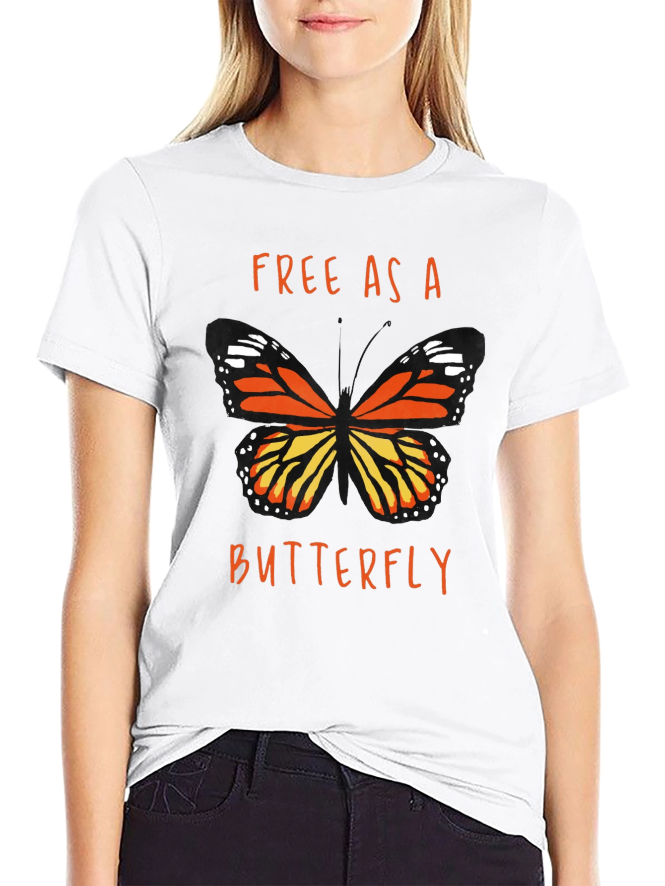 Free As A Butterfly Graphic T-Shirt