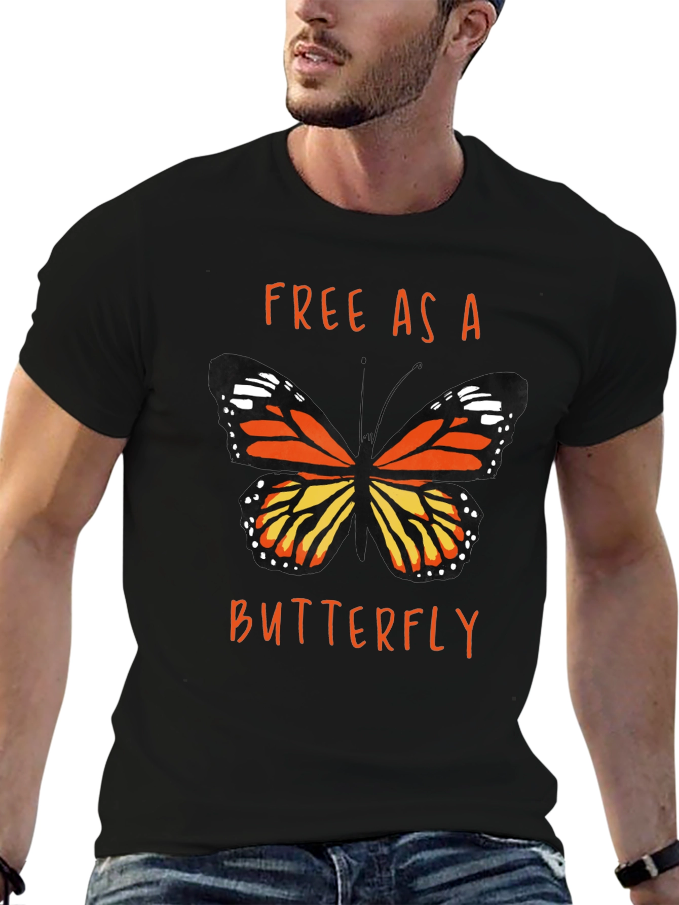 Free As A Butterfly Graphic T-Shirt