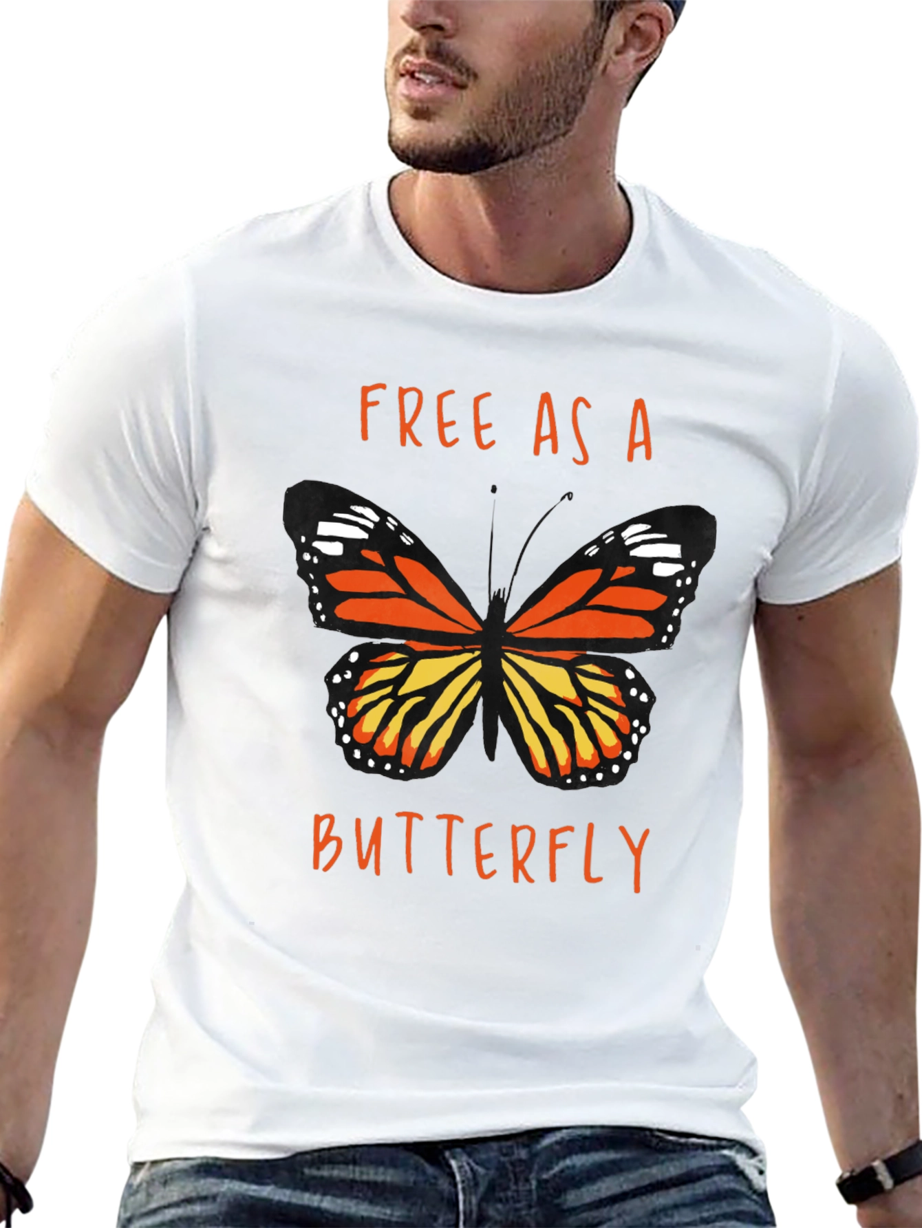 Free As A Butterfly Graphic T-Shirt